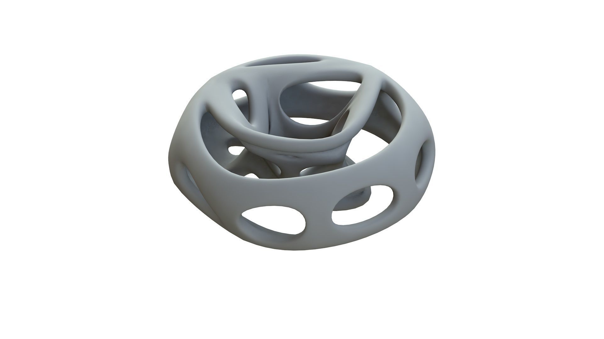 SciFi Cube Object No 65969 Low Poly Shape Low-poly 3D model_13