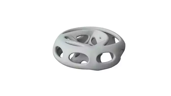 SciFi Cube Object No 65969 Low Poly Shape Low-poly 3D model