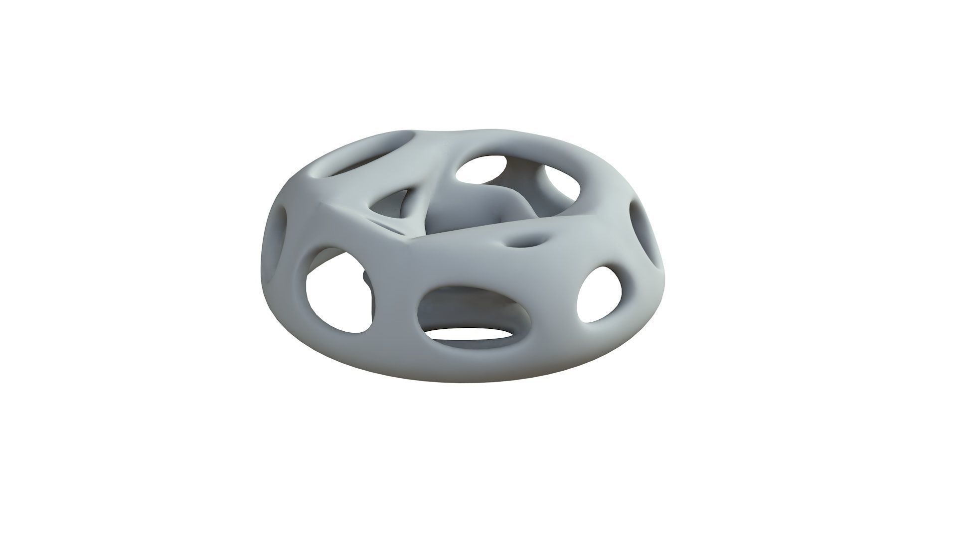 SciFi Cube Object No 65967 Low Poly Shape Low-poly 3D model_7