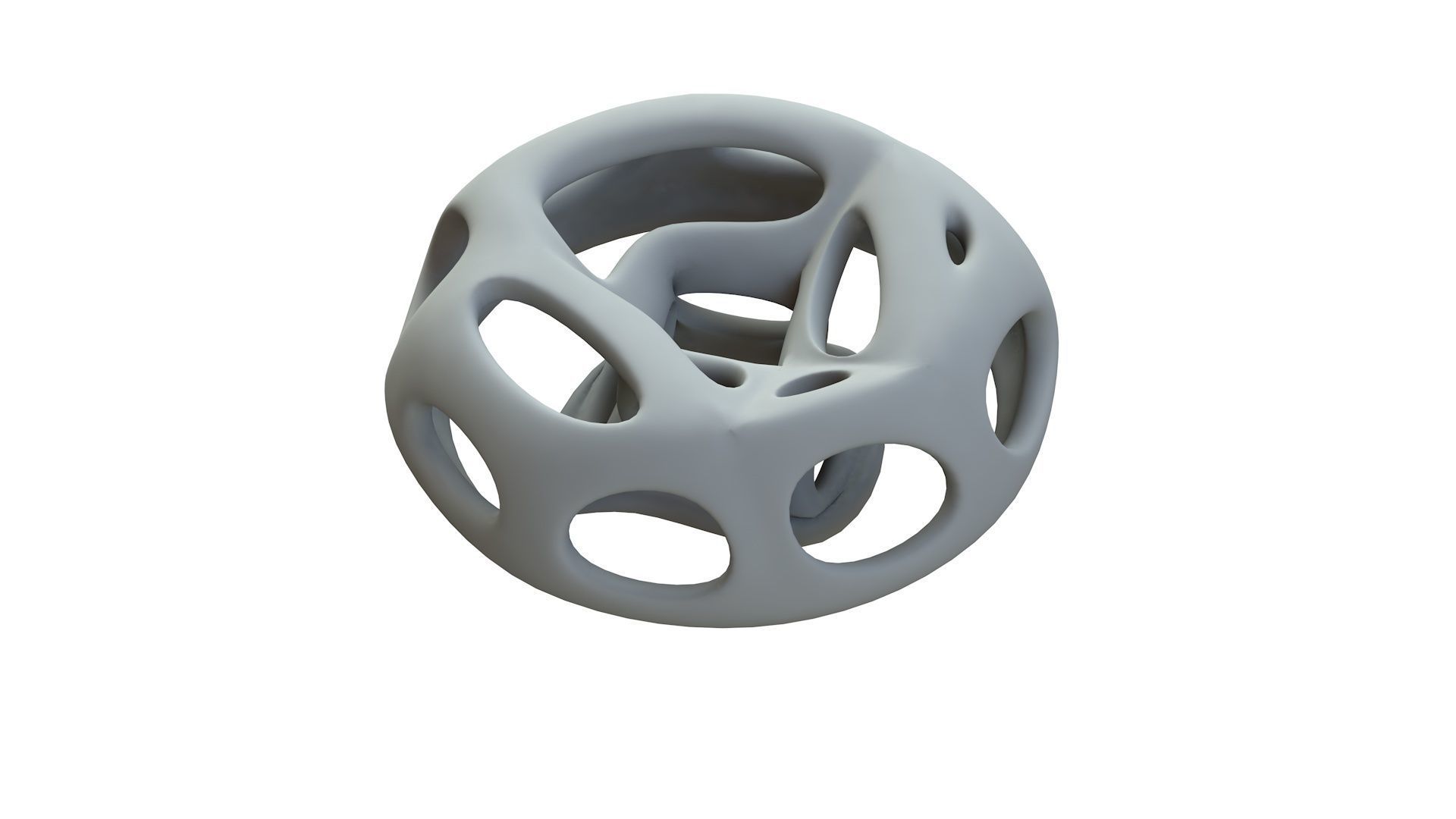 SciFi Cube Object No 65967 Low Poly Shape Low-poly 3D model_14