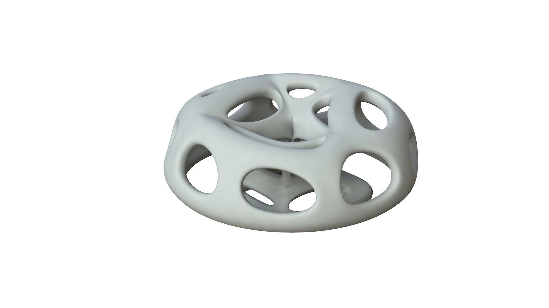 SciFi Cube Object No 65967 Low Poly Shape Low-poly 3D model_1