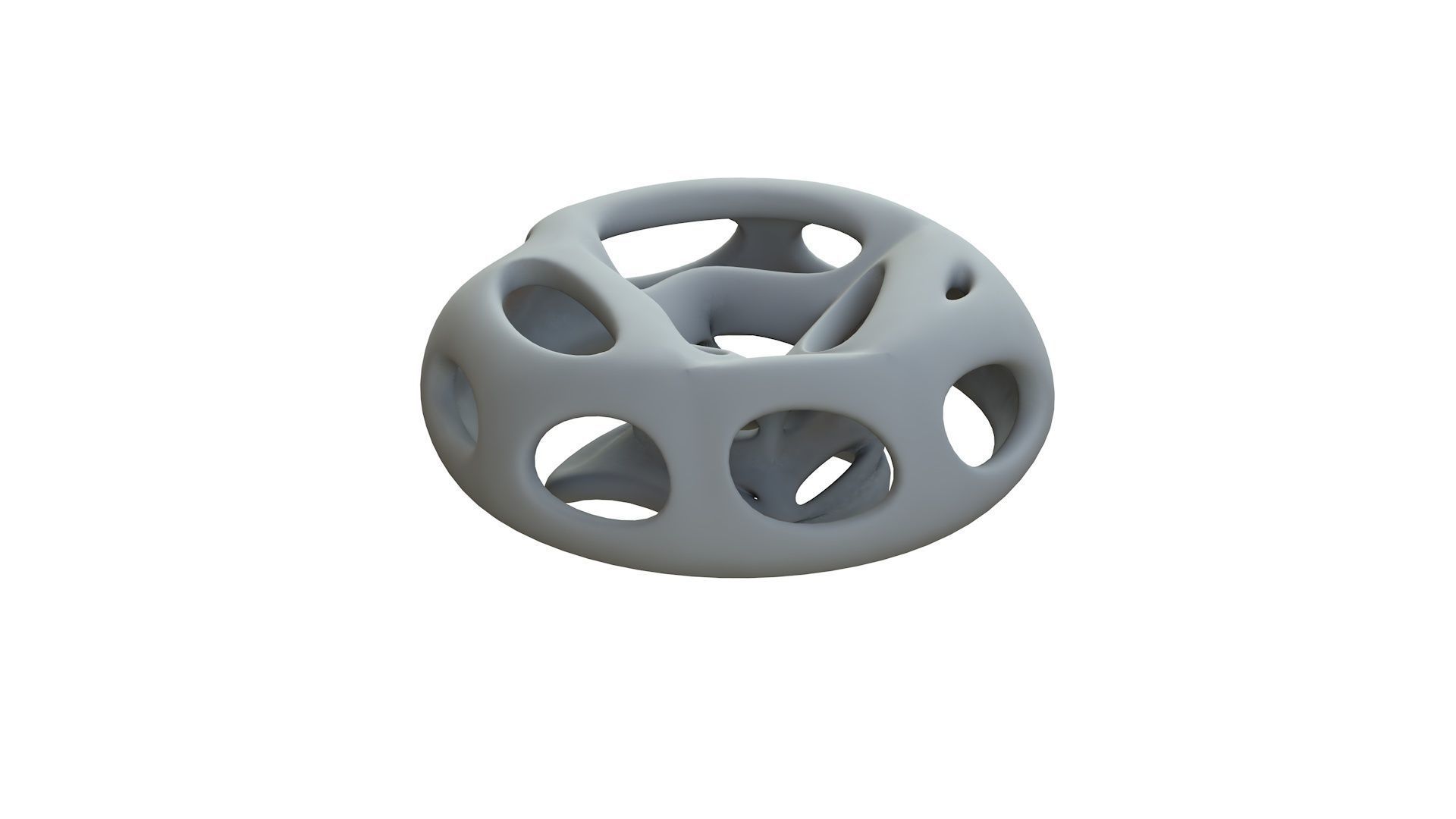 SciFi Cube Object No 65967 Low Poly Shape Low-poly 3D model_11