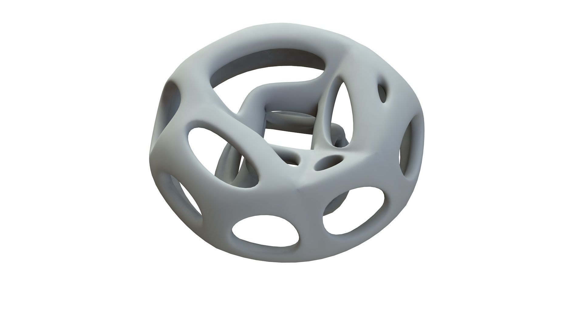 SciFi Cube Object No 65967 Low Poly Shape Low-poly 3D model_17