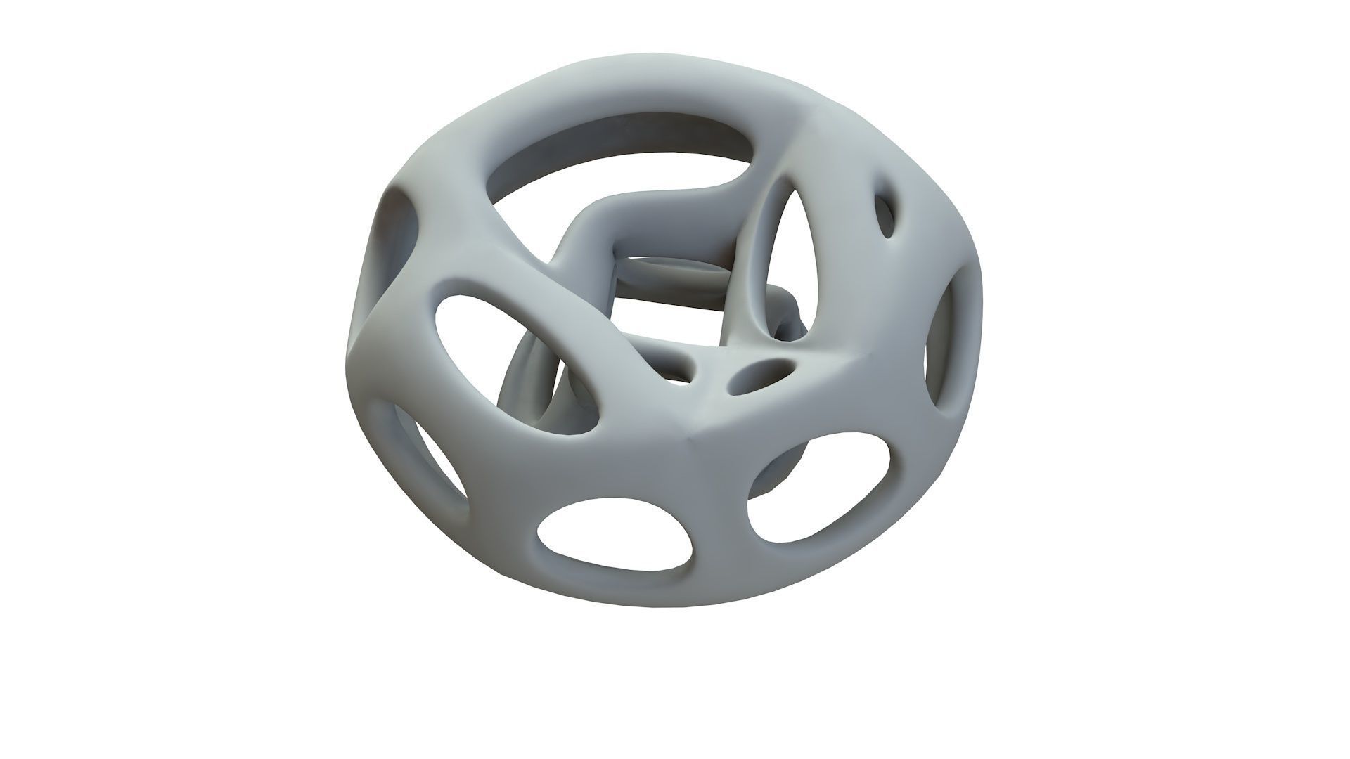 SciFi Cube Object No 65967 Low Poly Shape Low-poly 3D model_16