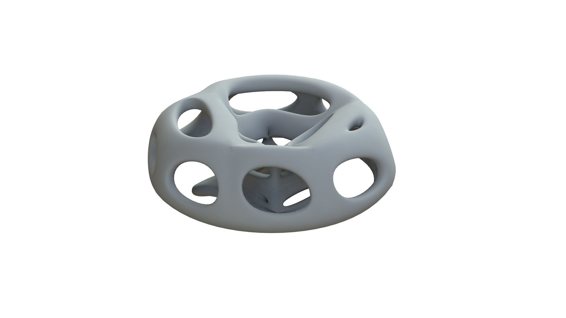 SciFi Cube Object No 65967 Low Poly Shape Low-poly 3D model_10