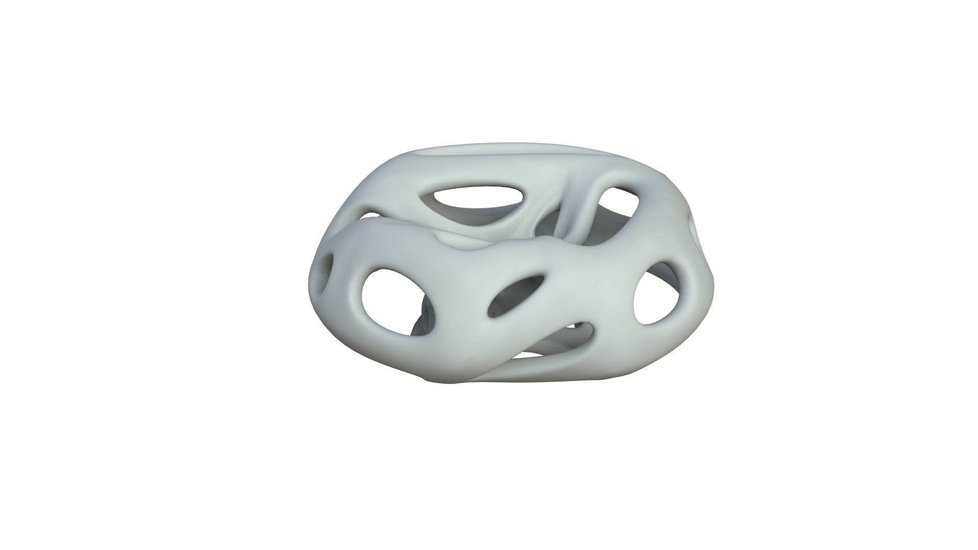 SciFi Cube Object No 65948 Low Poly Shape Low-poly 3D model_3