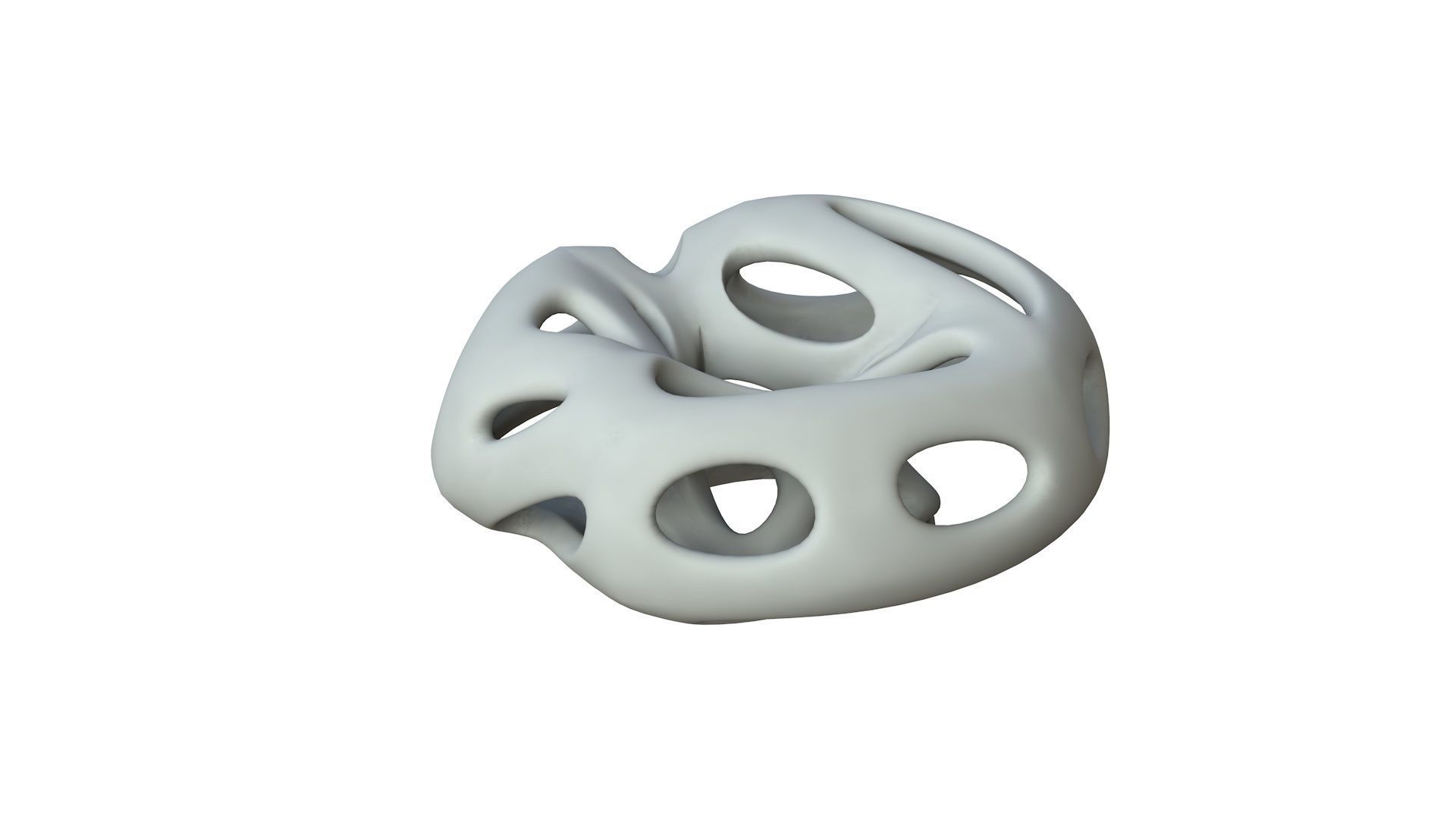 SciFi Cube Object No 65948 Low Poly Shape Low-poly 3D model_1