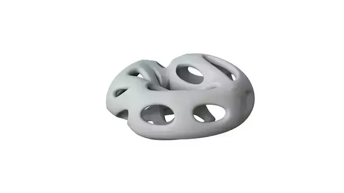 SciFi Cube Object No 65948 Low Poly Shape Low-poly 3D model