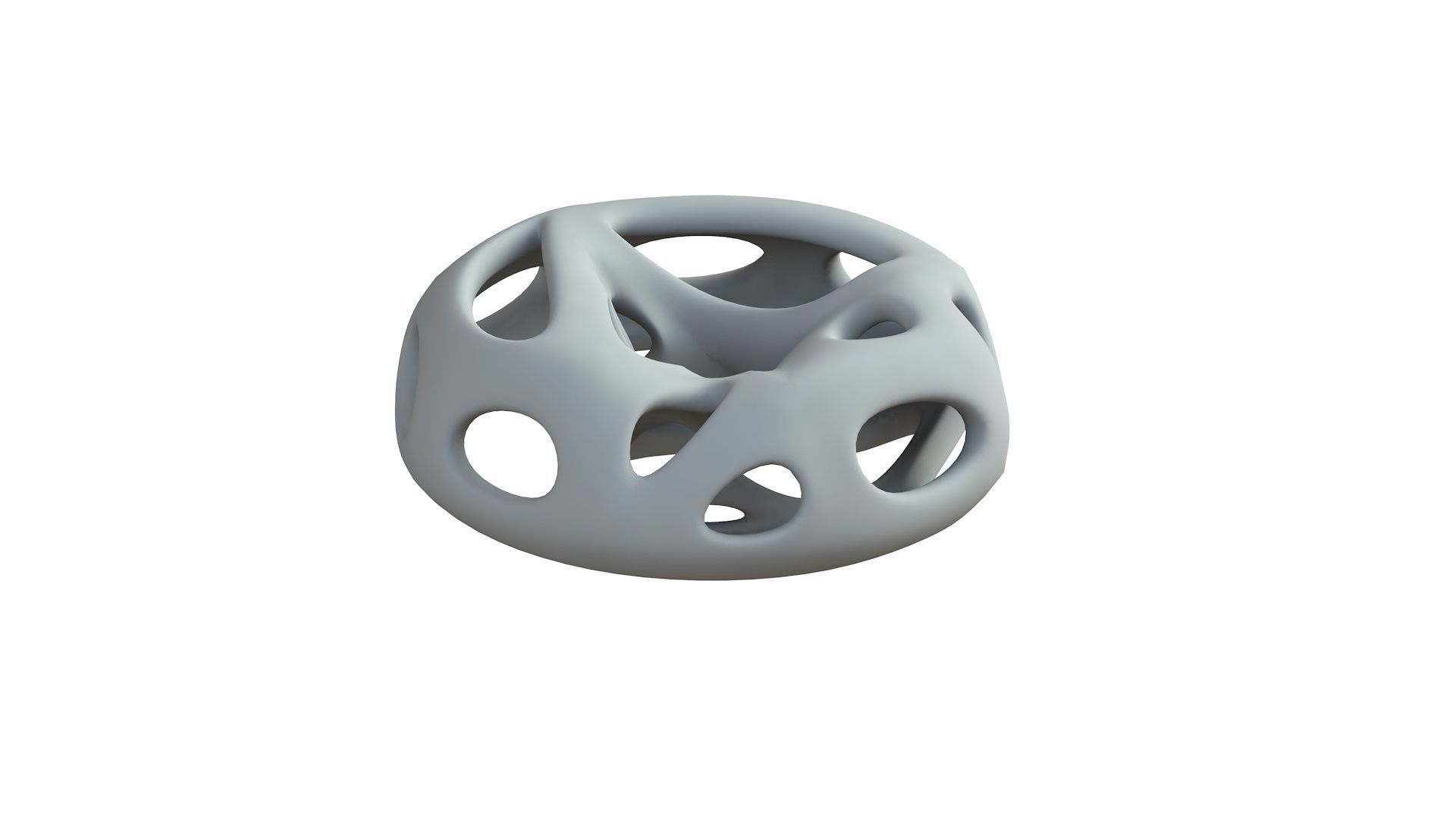 SciFi Cube Object No 65948 Low Poly Shape Low-poly 3D model_7