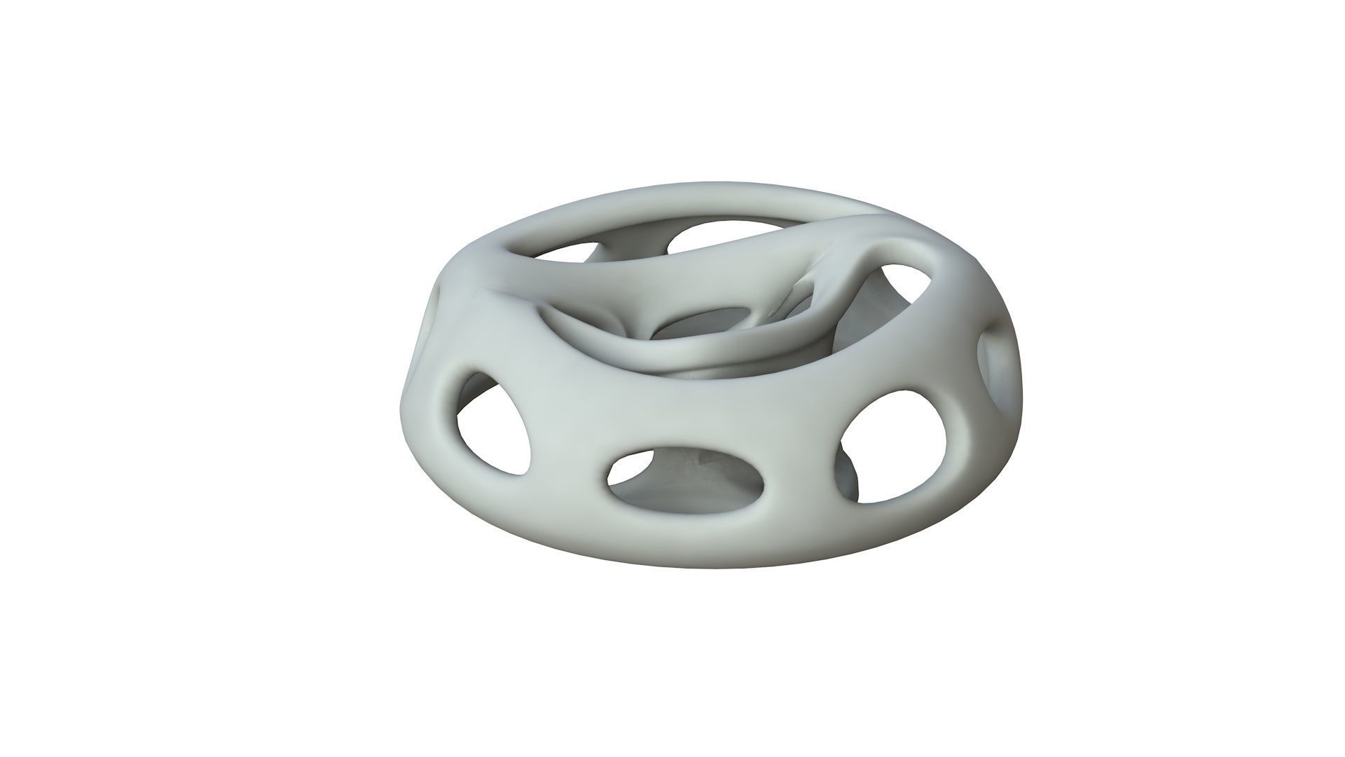 SciFi Cube Object No 65839 Low Poly Shape Low-poly 3D model_1