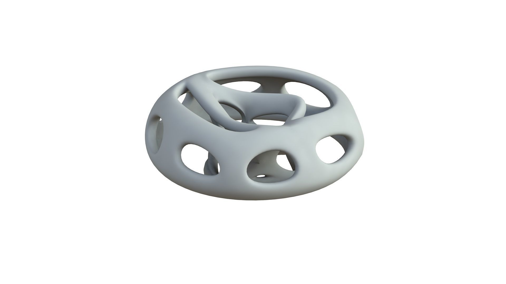 SciFi Cube Object No 65839 Low Poly Shape Low-poly 3D model_5