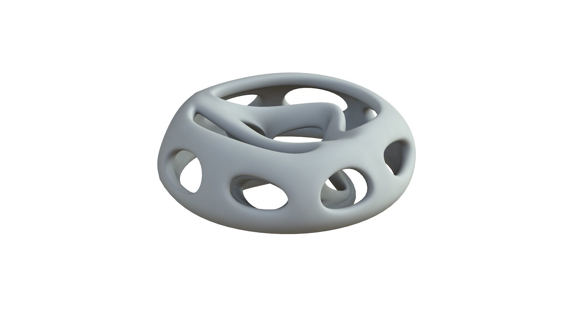 SciFi Cube Object No 65839 Low Poly Shape Low-poly 3D model_6