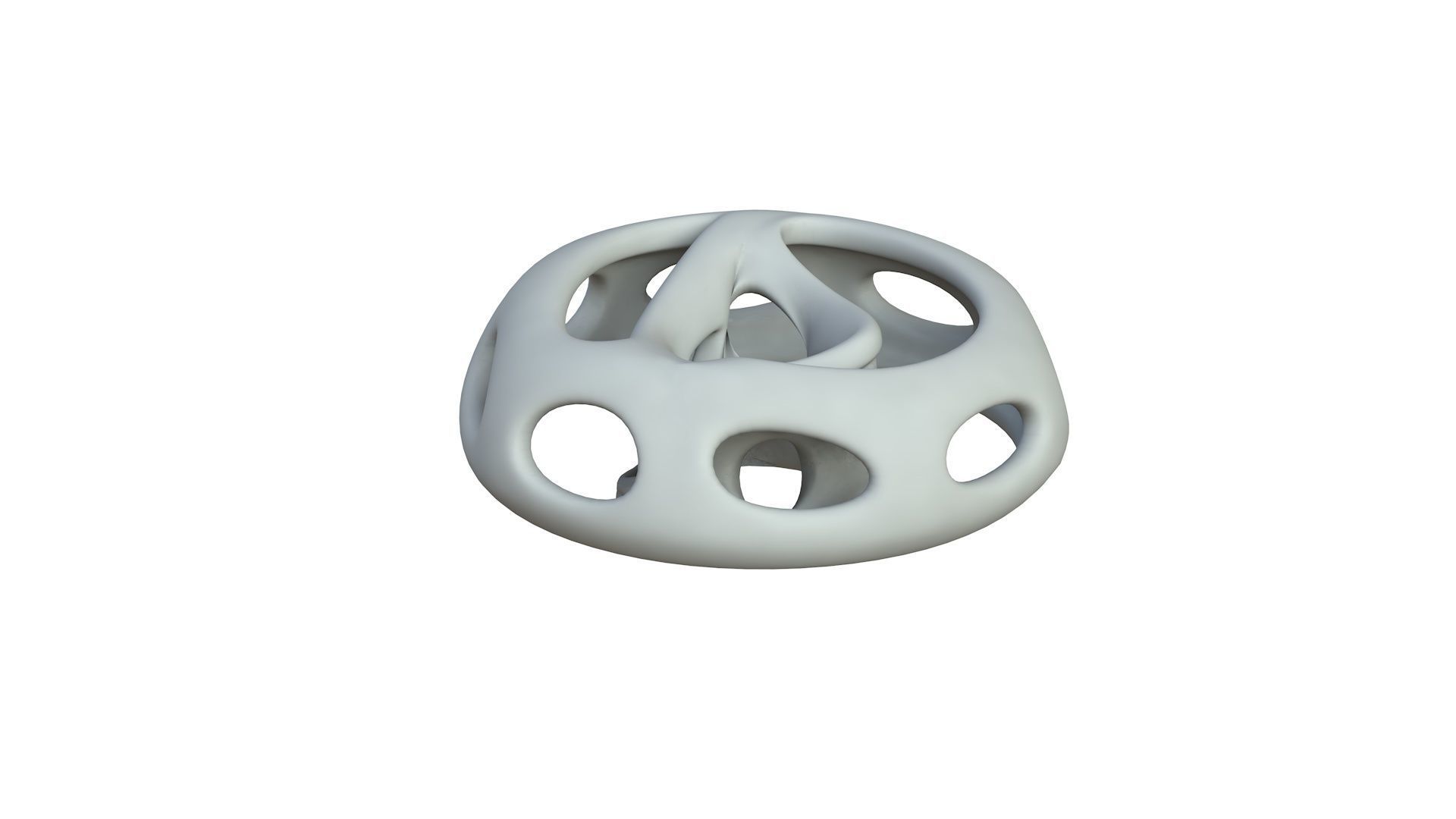 SciFi Cube Object No 65839 Low Poly Shape Low-poly 3D model_3