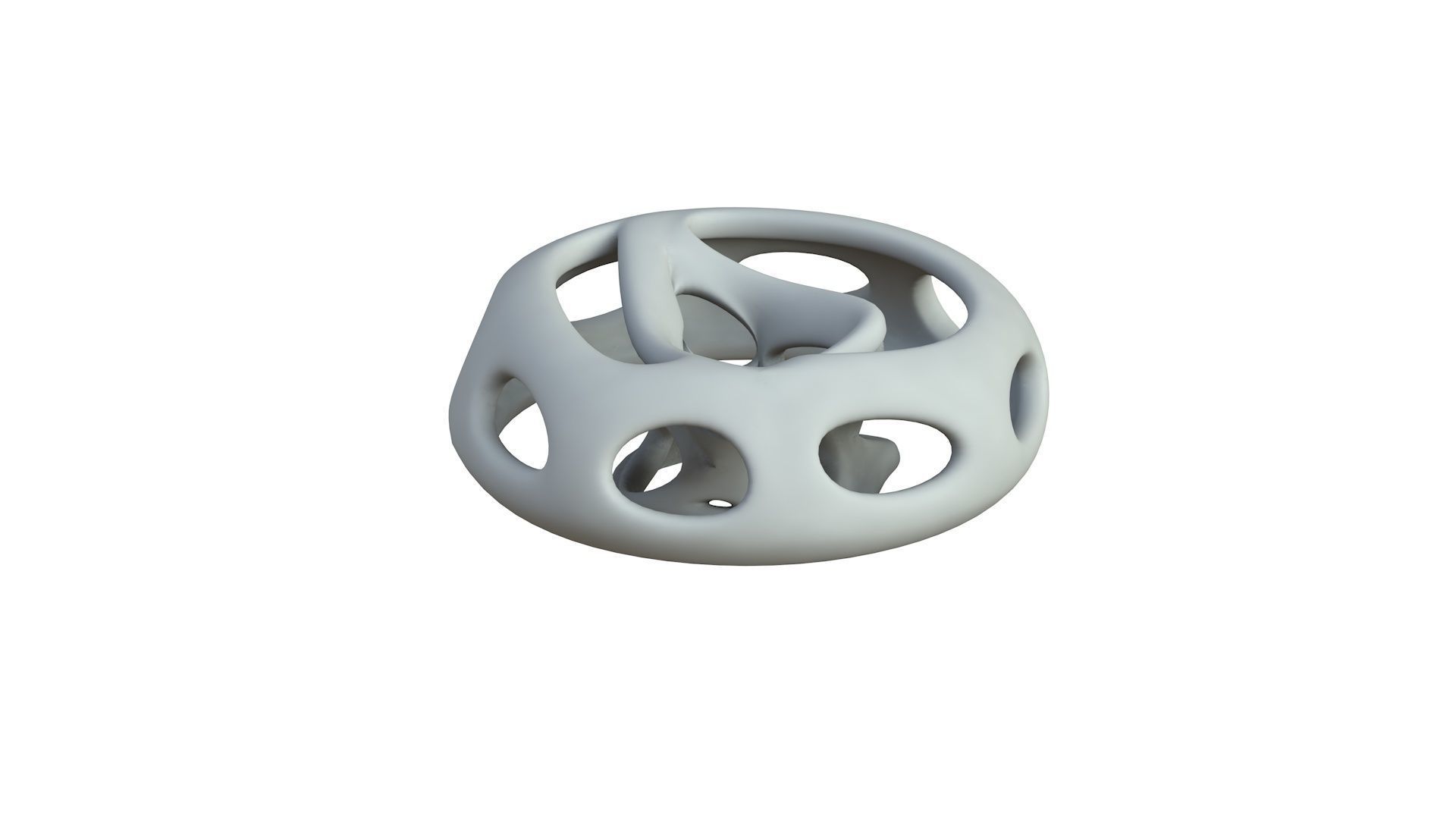 SciFi Cube Object No 65839 Low Poly Shape Low-poly 3D model_4