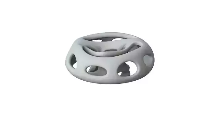 SciFi Cube Object No 65839 Low Poly Shape Low-poly 3D model
