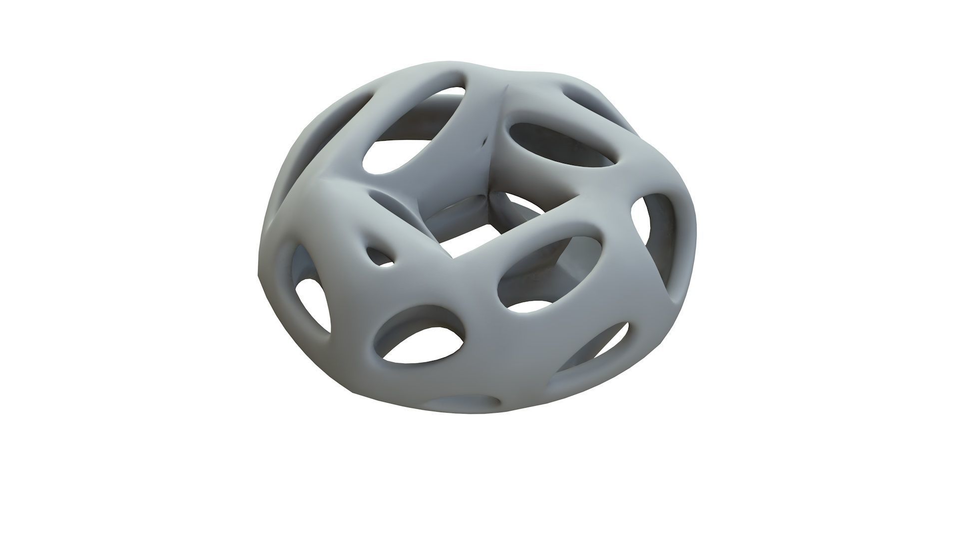 SciFi Cube Object No 65631 Low Poly Shape Low-poly 3D model_14