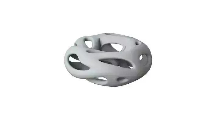 SciFi Cube Object No 65631 Low Poly Shape Low-poly 3D model