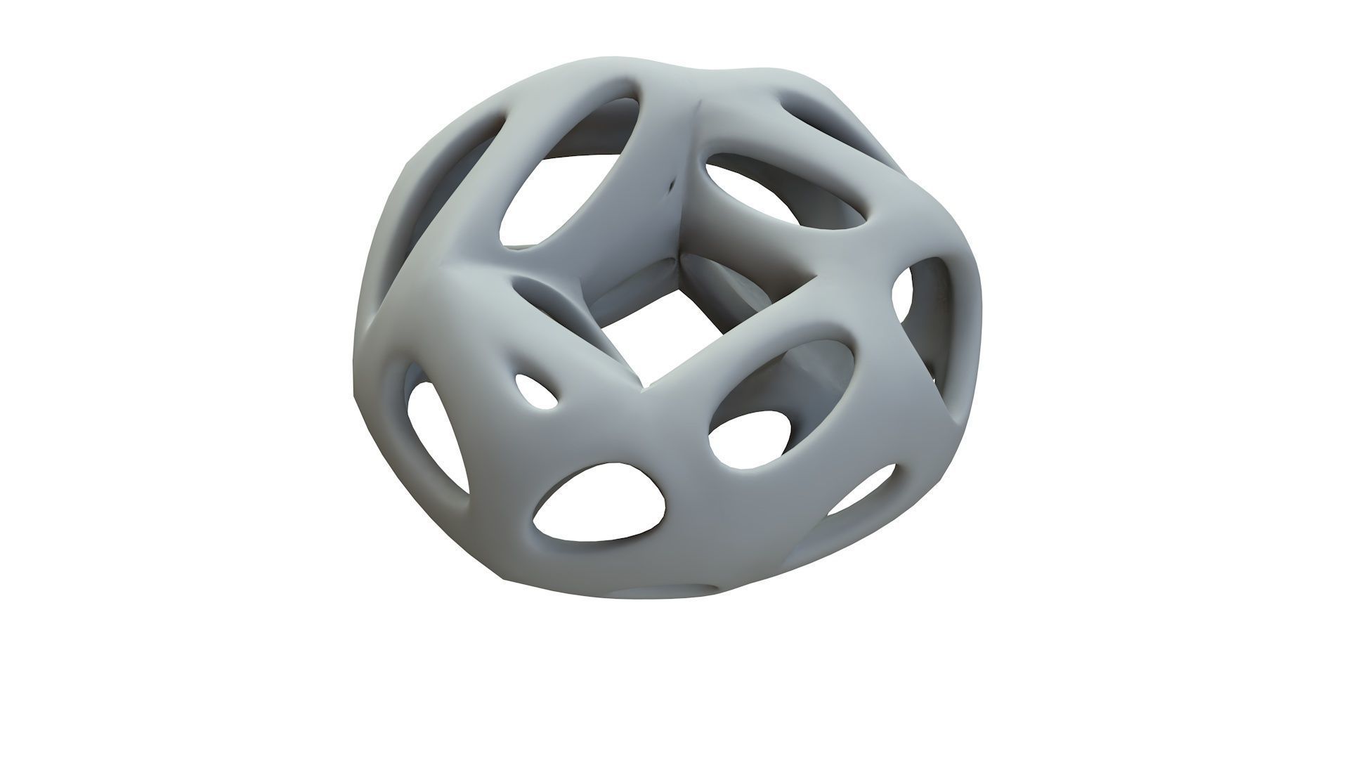 SciFi Cube Object No 65631 Low Poly Shape Low-poly 3D model_15