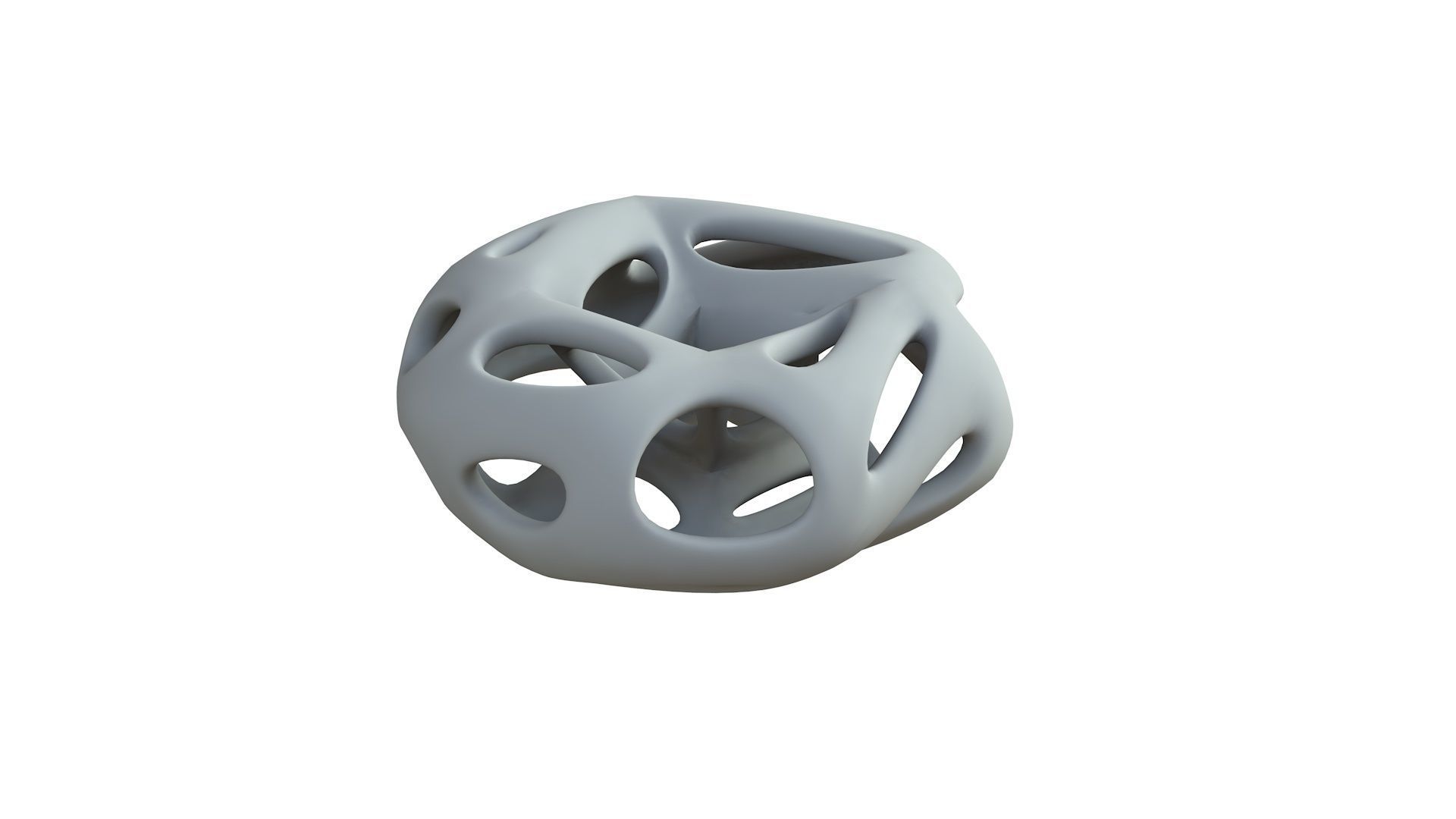 SciFi Cube Object No 65631 Low Poly Shape Low-poly 3D model_7