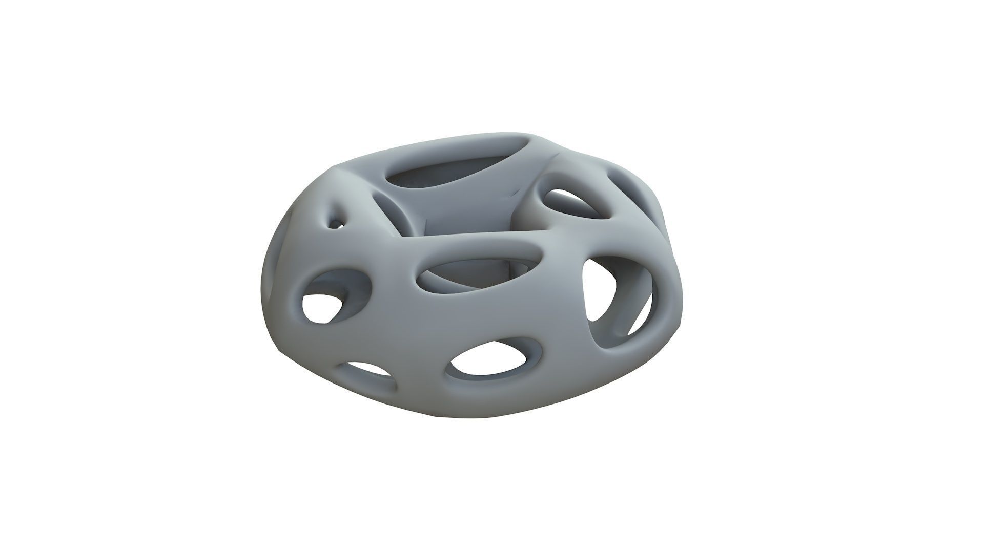 SciFi Cube Object No 65631 Low Poly Shape Low-poly 3D model_10