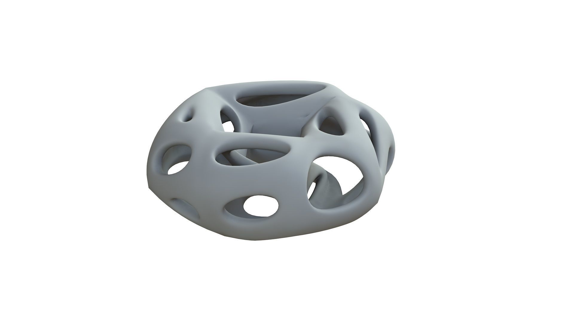 SciFi Cube Object No 65631 Low Poly Shape Low-poly 3D model_9