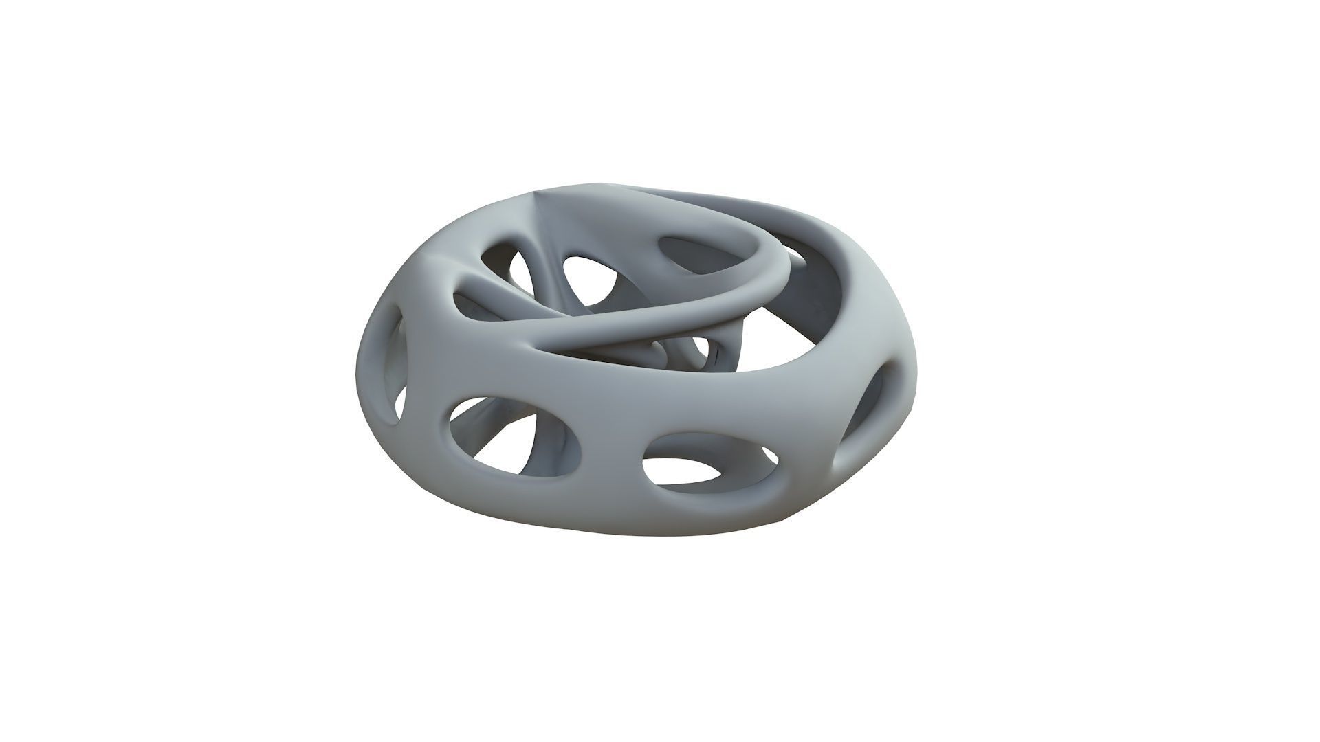 SciFi Cube Object No 65619 Low Poly Shape Low-poly 3D model_8