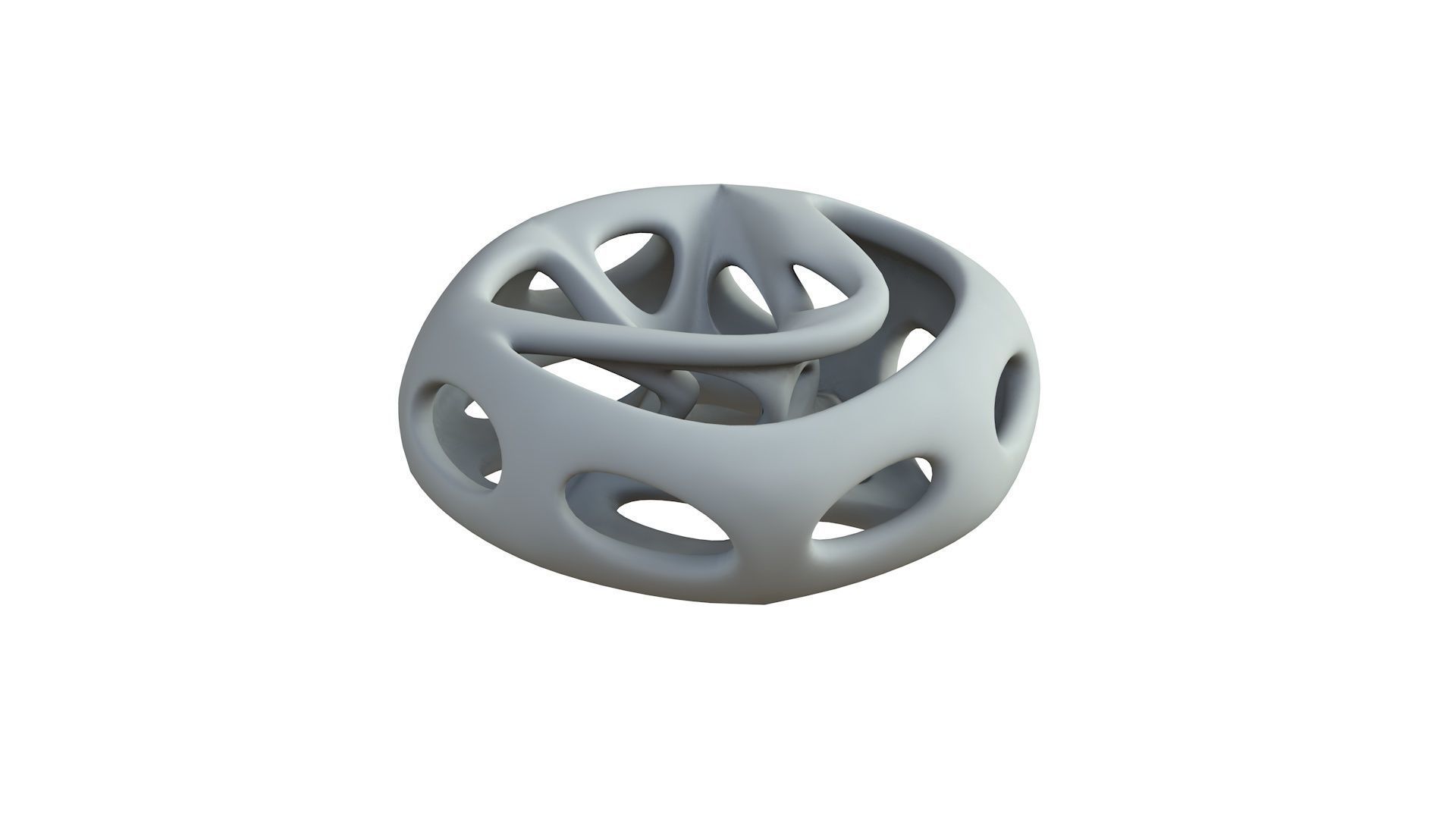 SciFi Cube Object No 65619 Low Poly Shape Low-poly 3D model_6