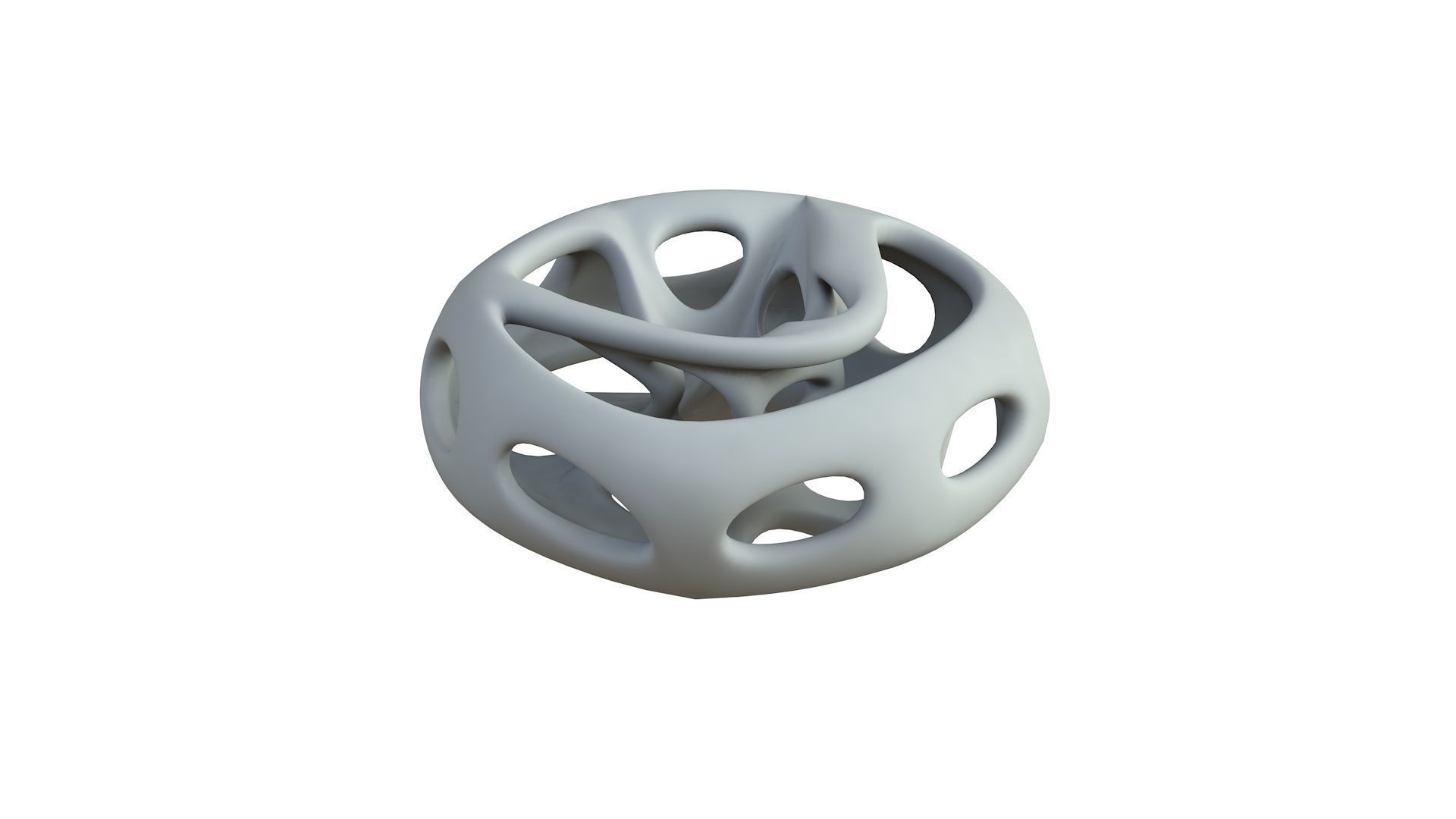 SciFi Cube Object No 65619 Low Poly Shape Low-poly 3D model_5