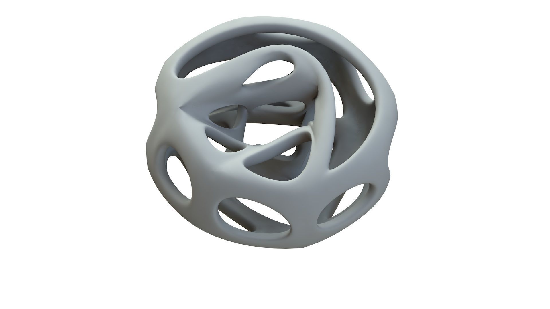 SciFi Cube Object No 65619 Low Poly Shape Low-poly 3D model_17