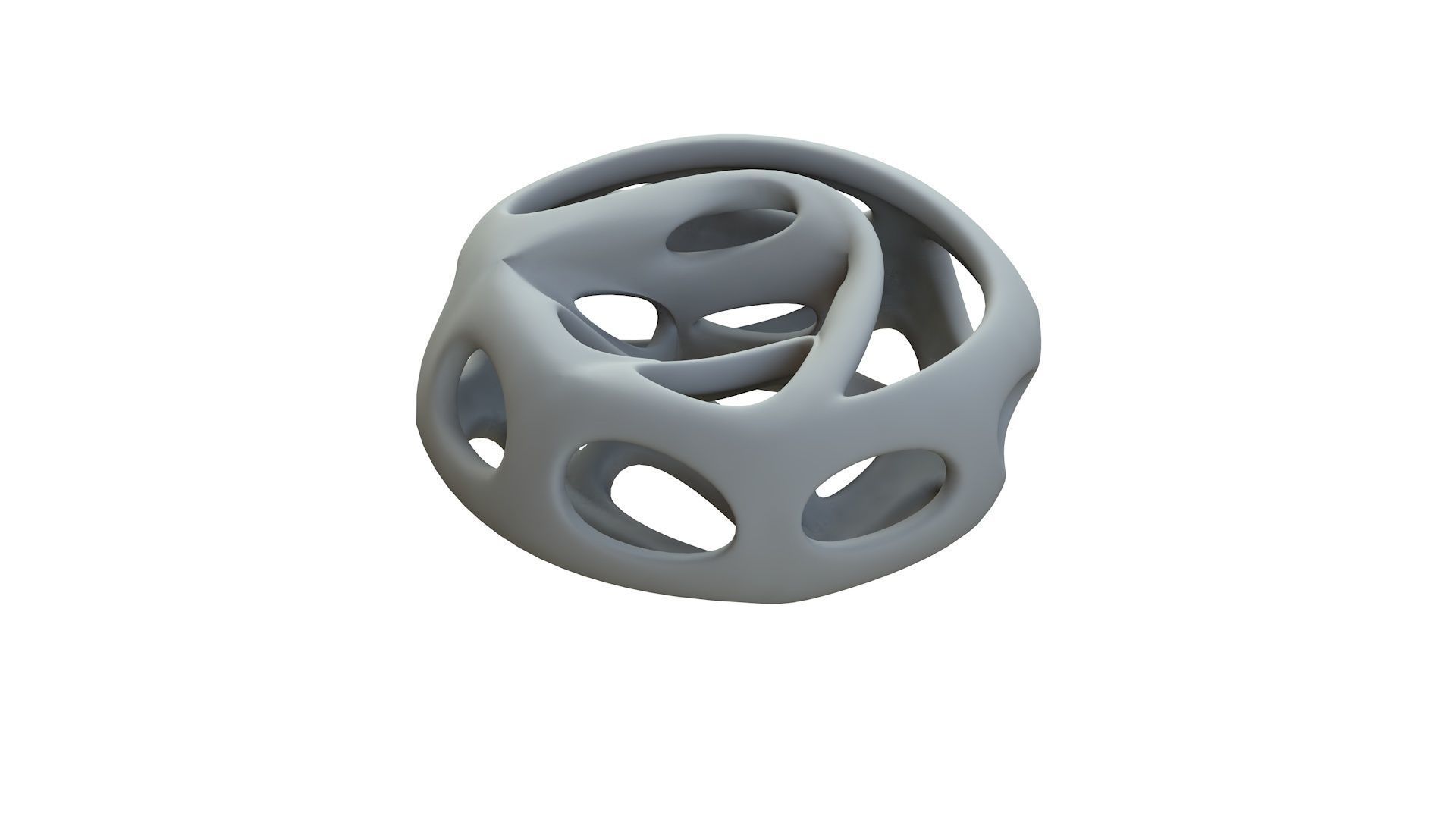 SciFi Cube Object No 65619 Low Poly Shape Low-poly 3D model_13