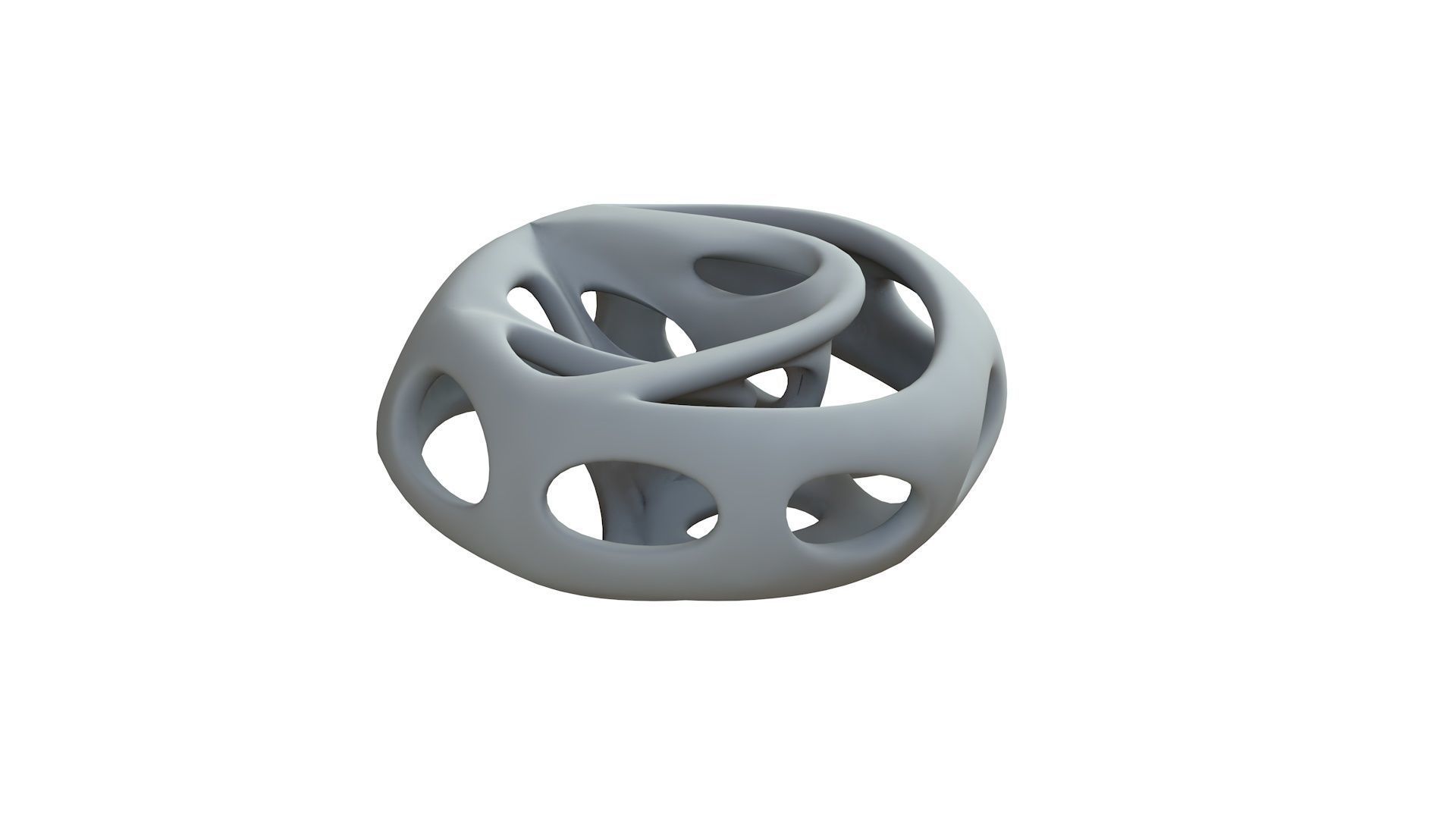 SciFi Cube Object No 65619 Low Poly Shape Low-poly 3D model_9