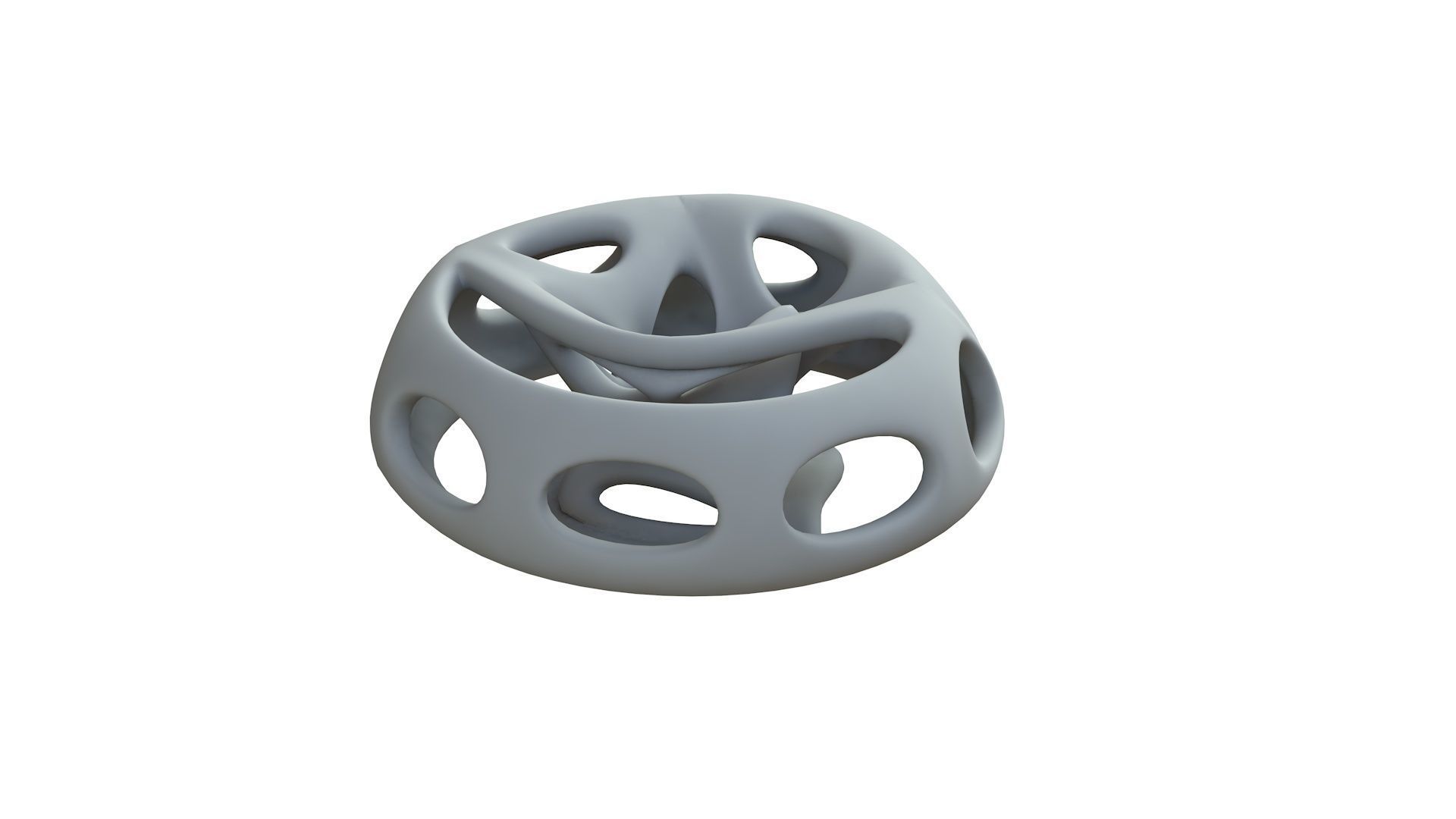 SciFi Cube Object No 65497 Low Poly Shape Low-poly 3D model_9