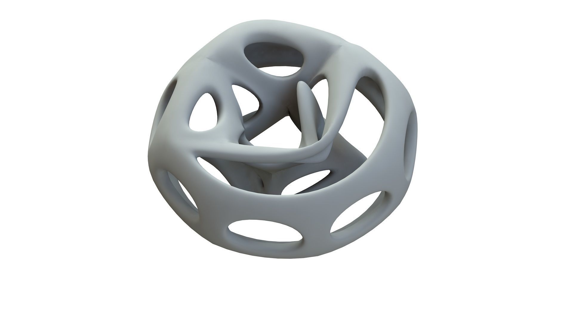 SciFi Cube Object No 65497 Low Poly Shape Low-poly 3D model_17