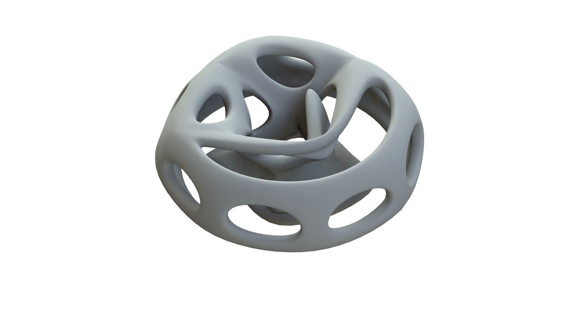 SciFi Cube Object No 65497 Low Poly Shape Low-poly 3D model_14