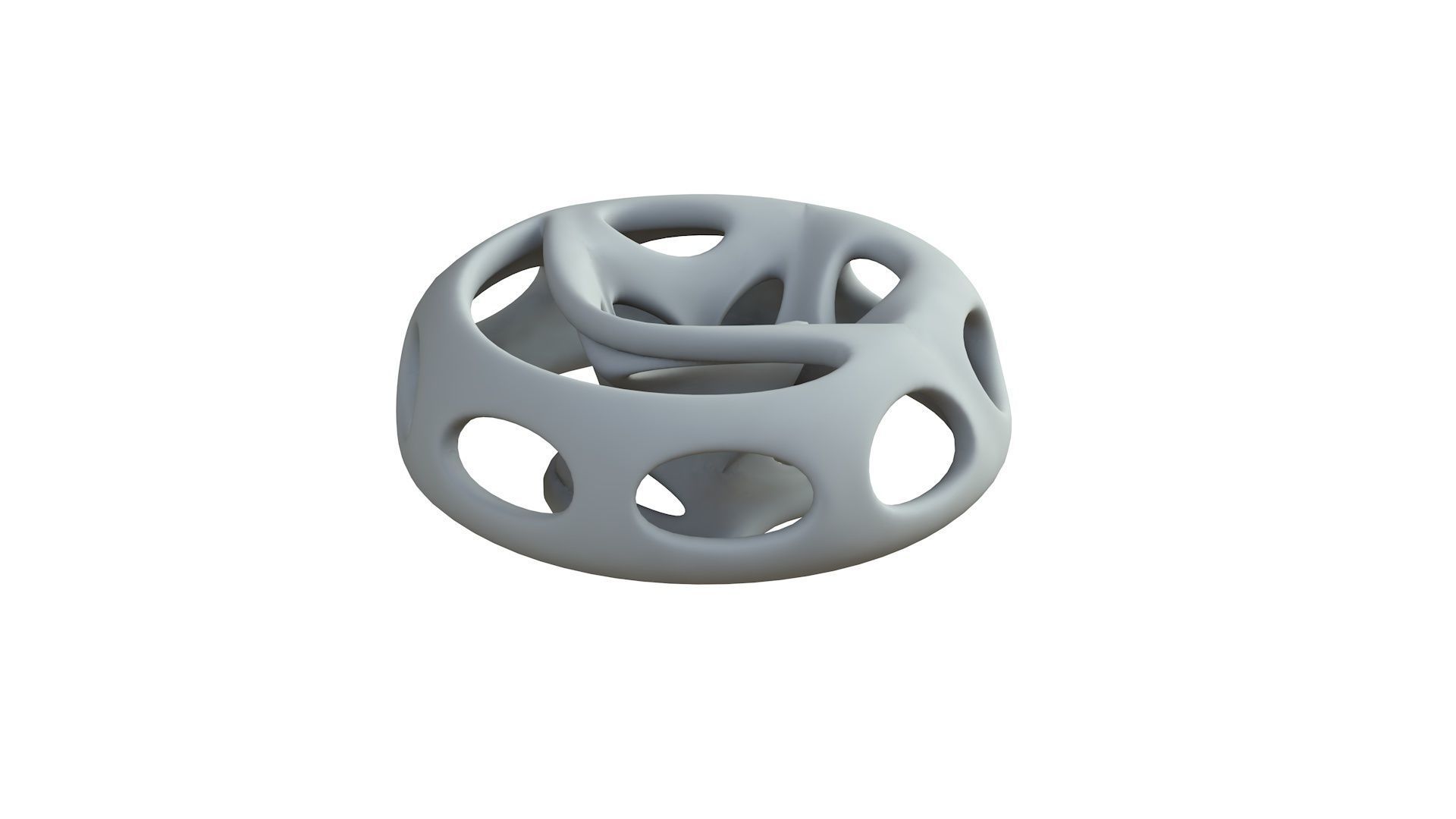 SciFi Cube Object No 65497 Low Poly Shape Low-poly 3D model_7