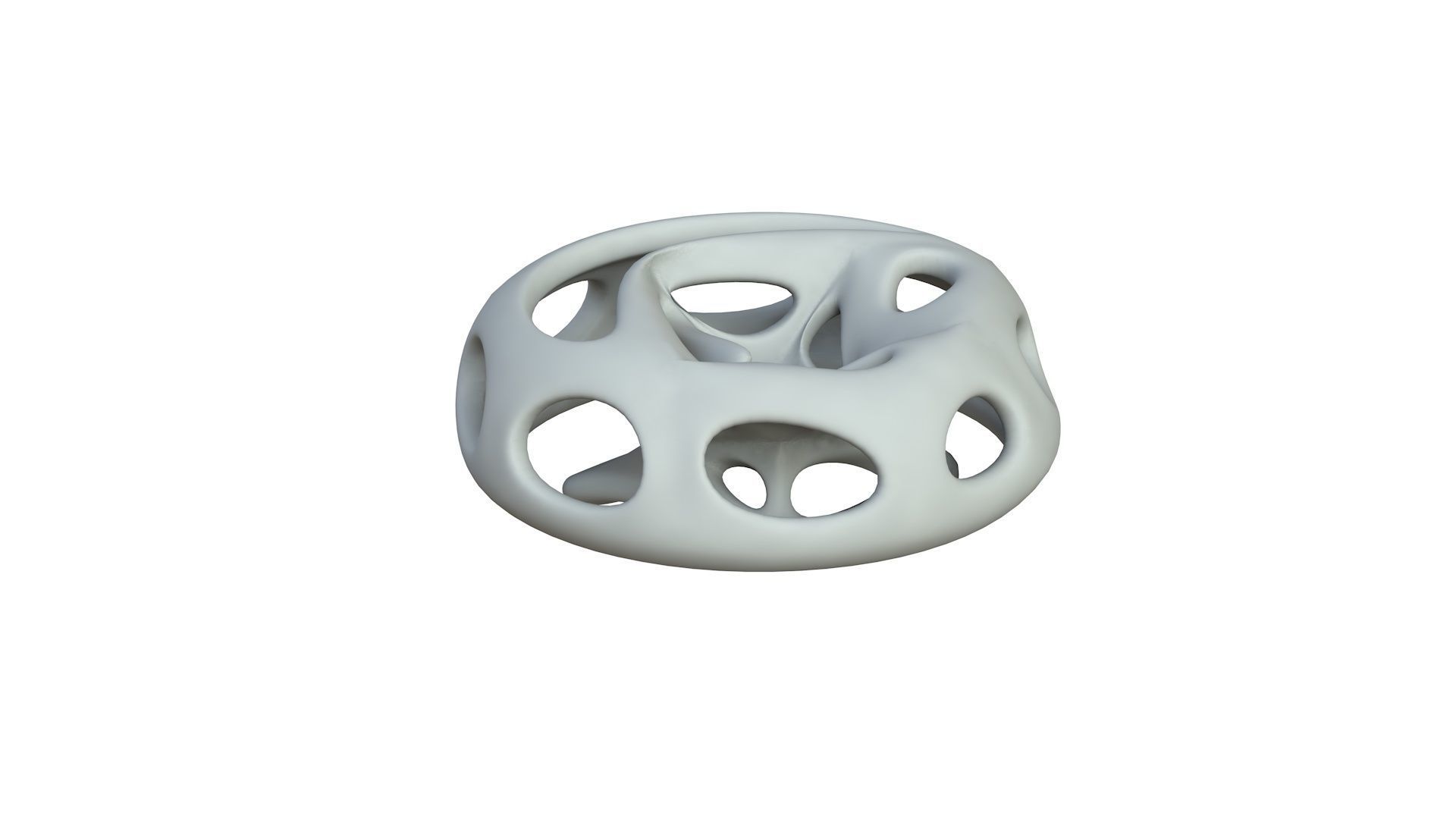 SciFi Cube Object No 65497 Low Poly Shape Low-poly 3D model_3