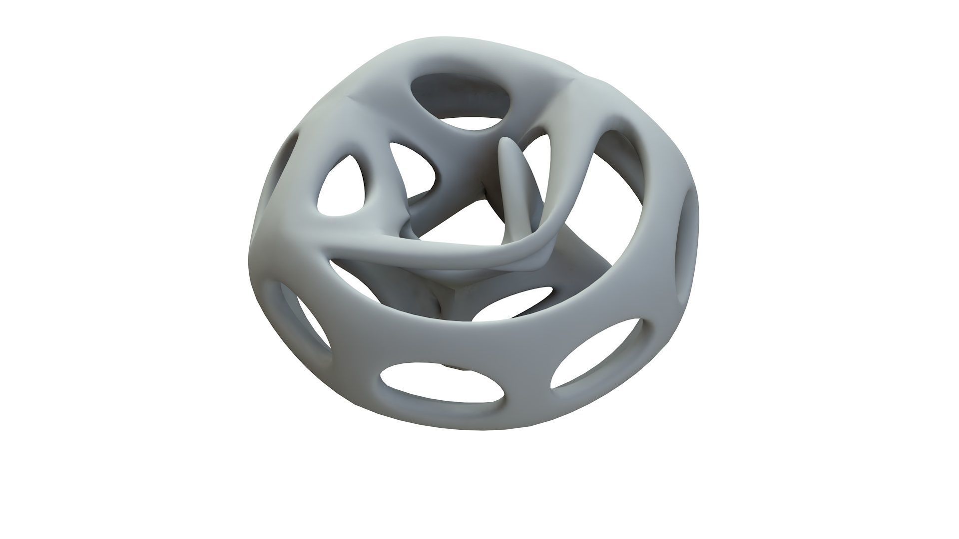 SciFi Cube Object No 65497 Low Poly Shape Low-poly 3D model_15