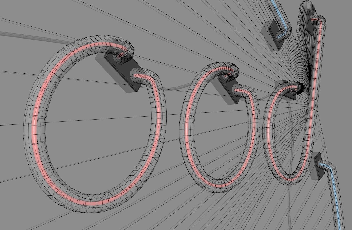 Good Times - Neon Sign 3D model_7