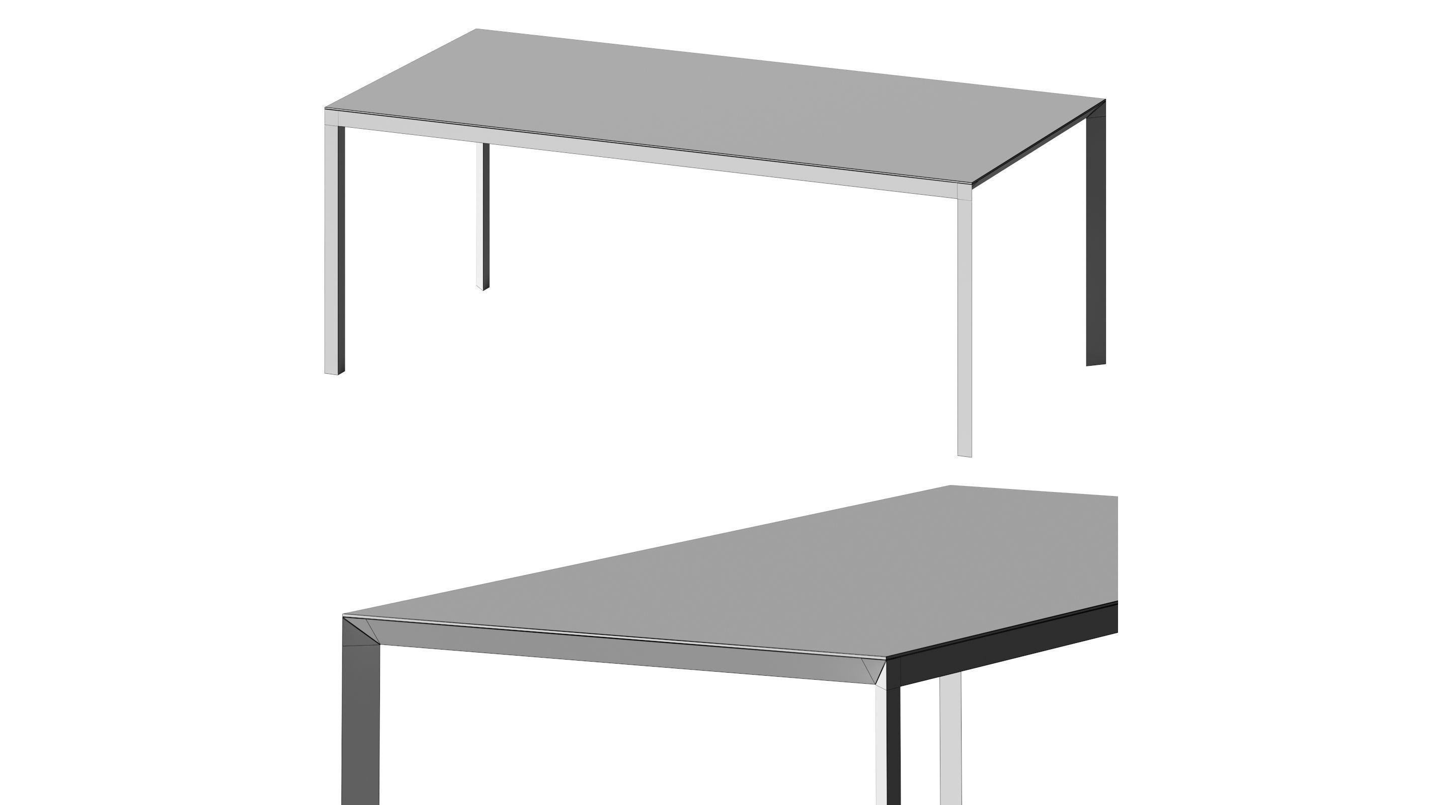Pianca - Soffio dining table 3D model_2