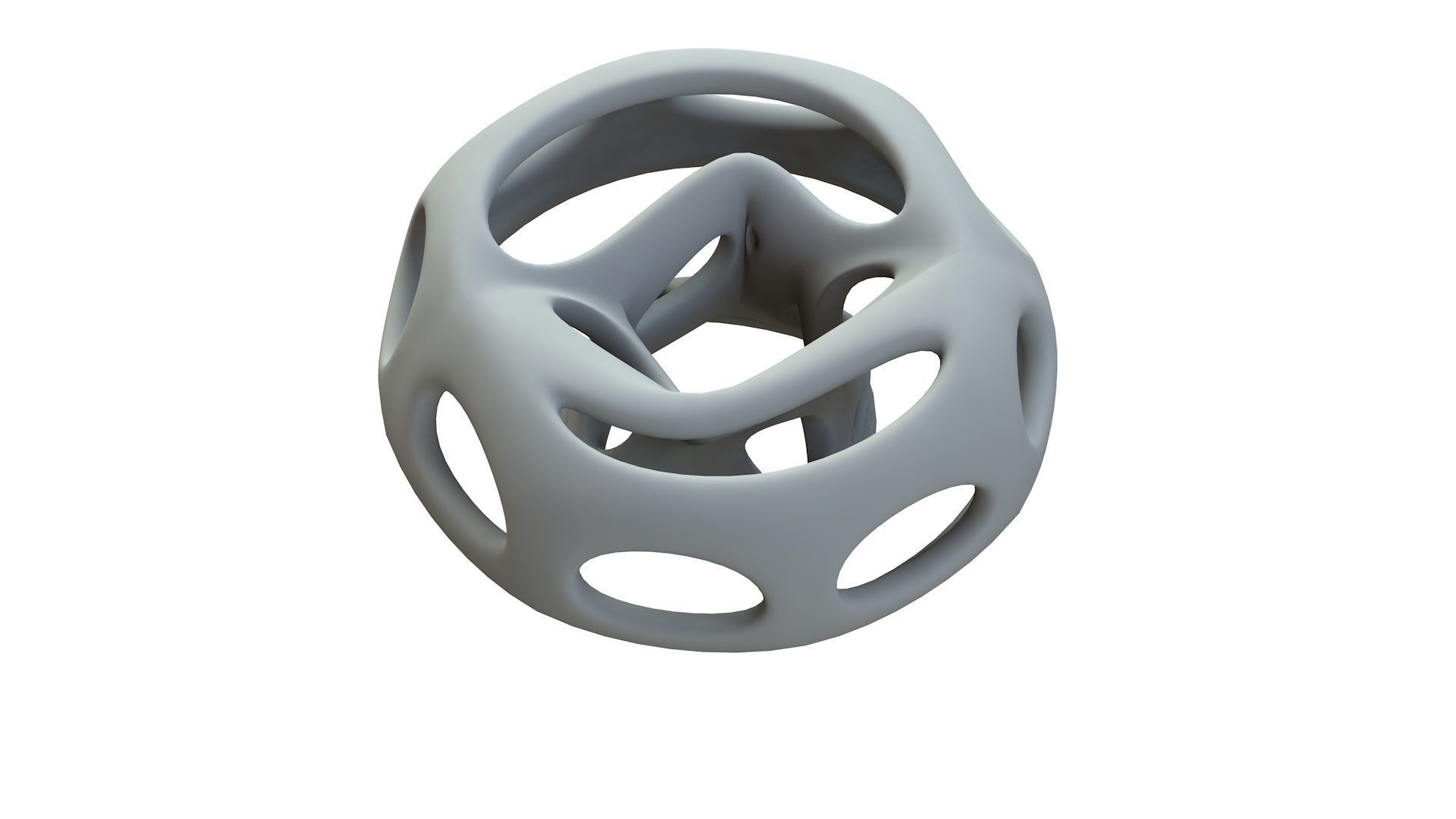 SciFi Cube Object No 65493 Low Poly Shape Low-poly 3D model_15