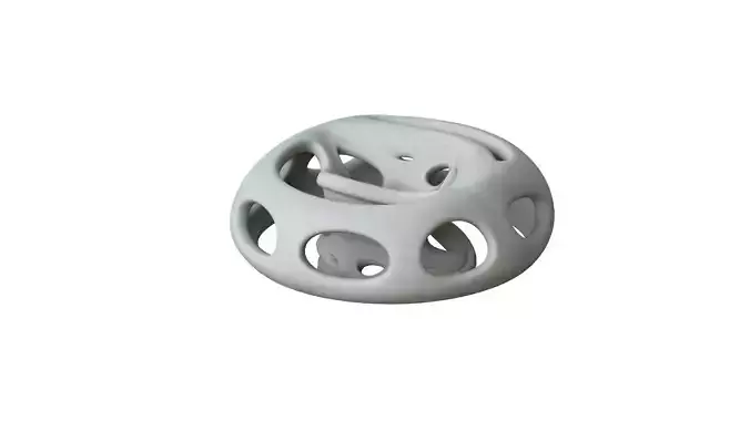 SciFi Cube Object No 65493 Low Poly Shape Low-poly 3D model