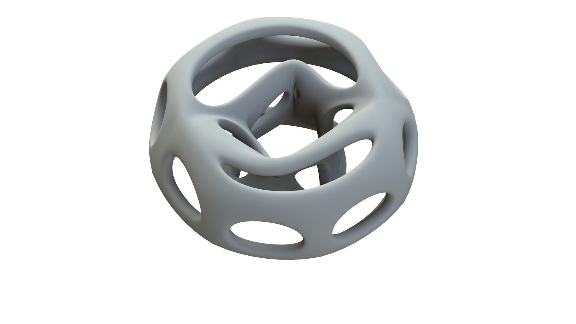 SciFi Cube Object No 65493 Low Poly Shape Low-poly 3D model_17