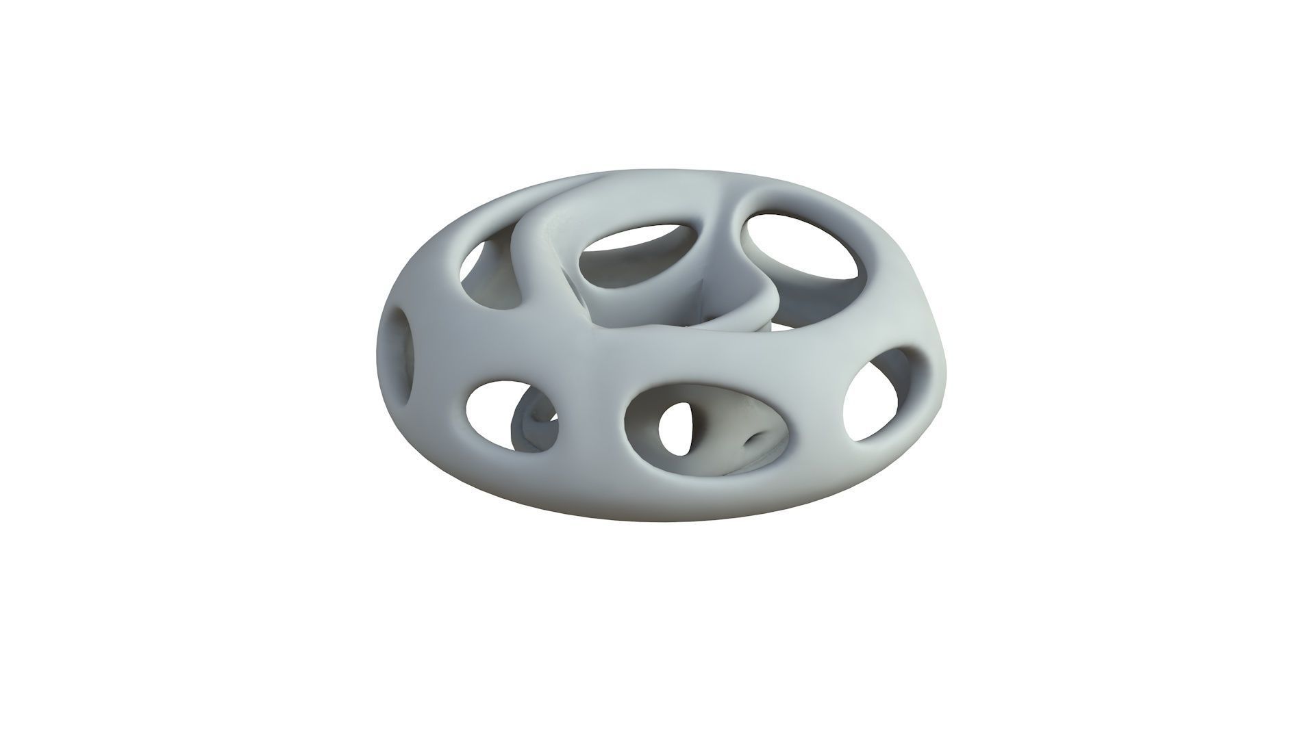 SciFi Cube Object No 65493 Low Poly Shape Low-poly 3D model_5