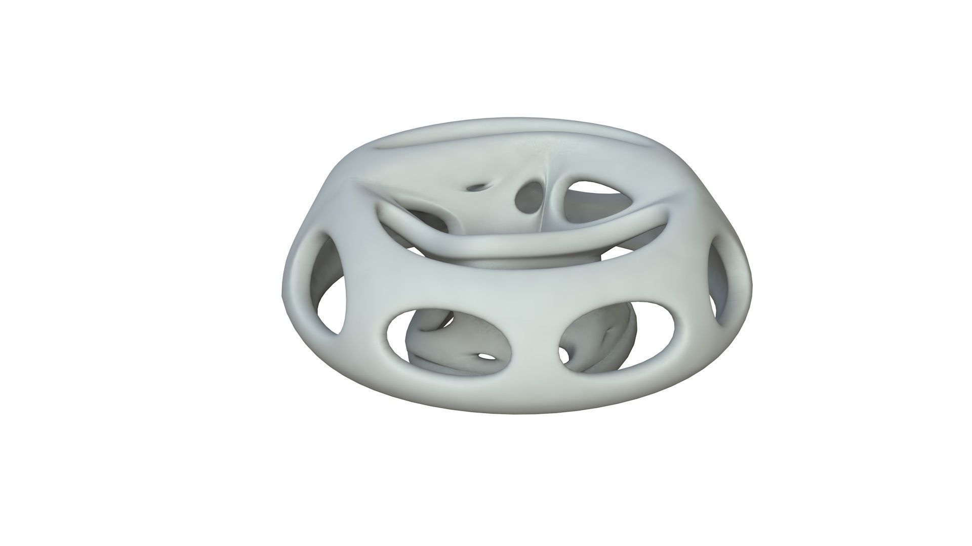 SciFi Cube Object No 65493 Low Poly Shape Low-poly 3D model_2