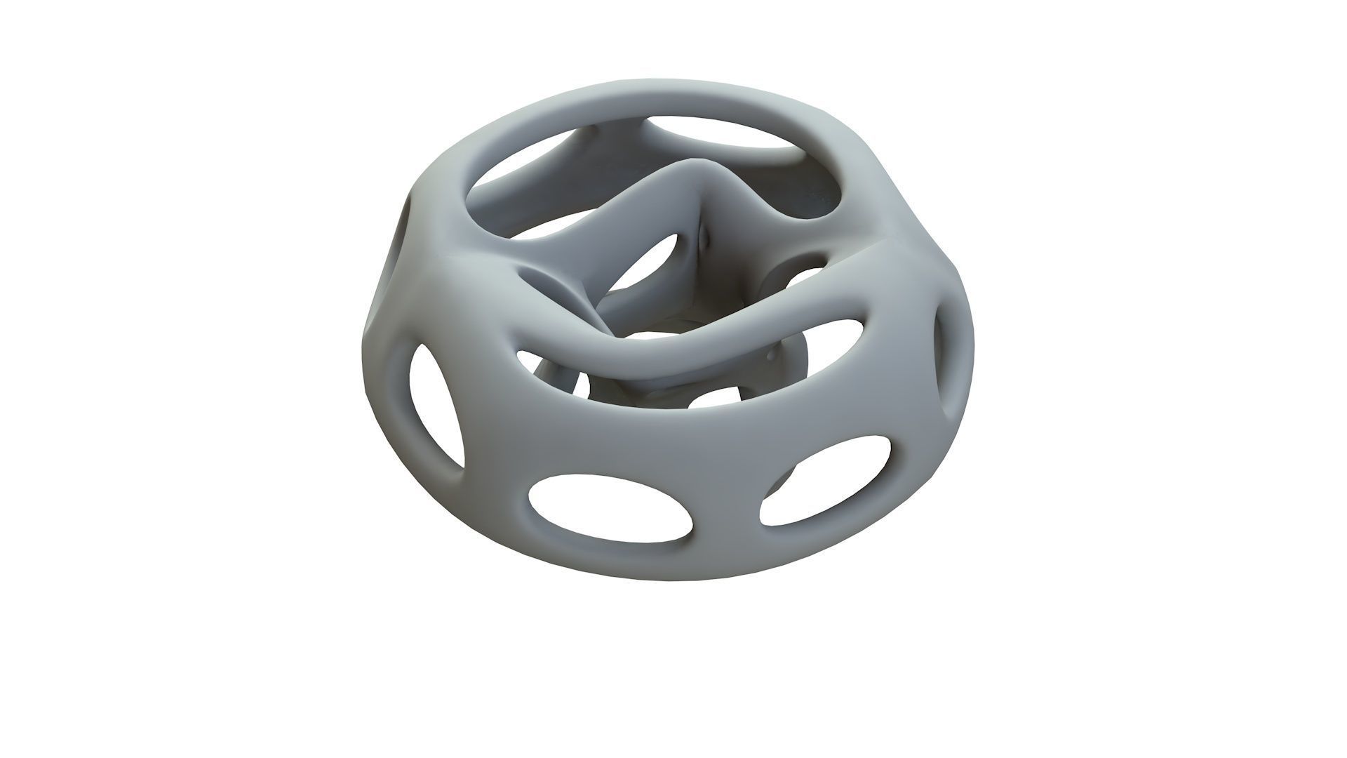 SciFi Cube Object No 65493 Low Poly Shape Low-poly 3D model_14