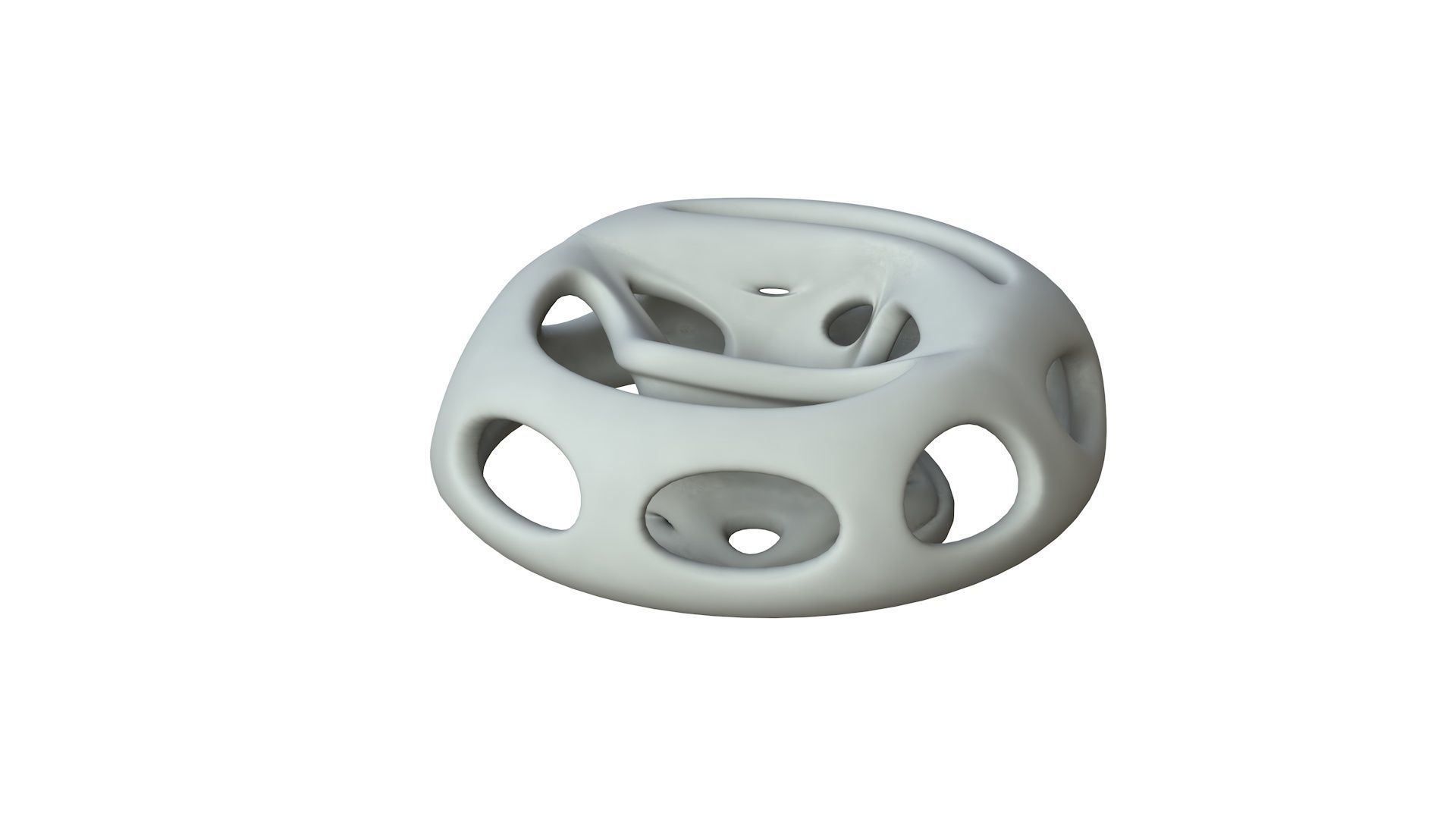 SciFi Cube Object No 65493 Low Poly Shape Low-poly 3D model_1