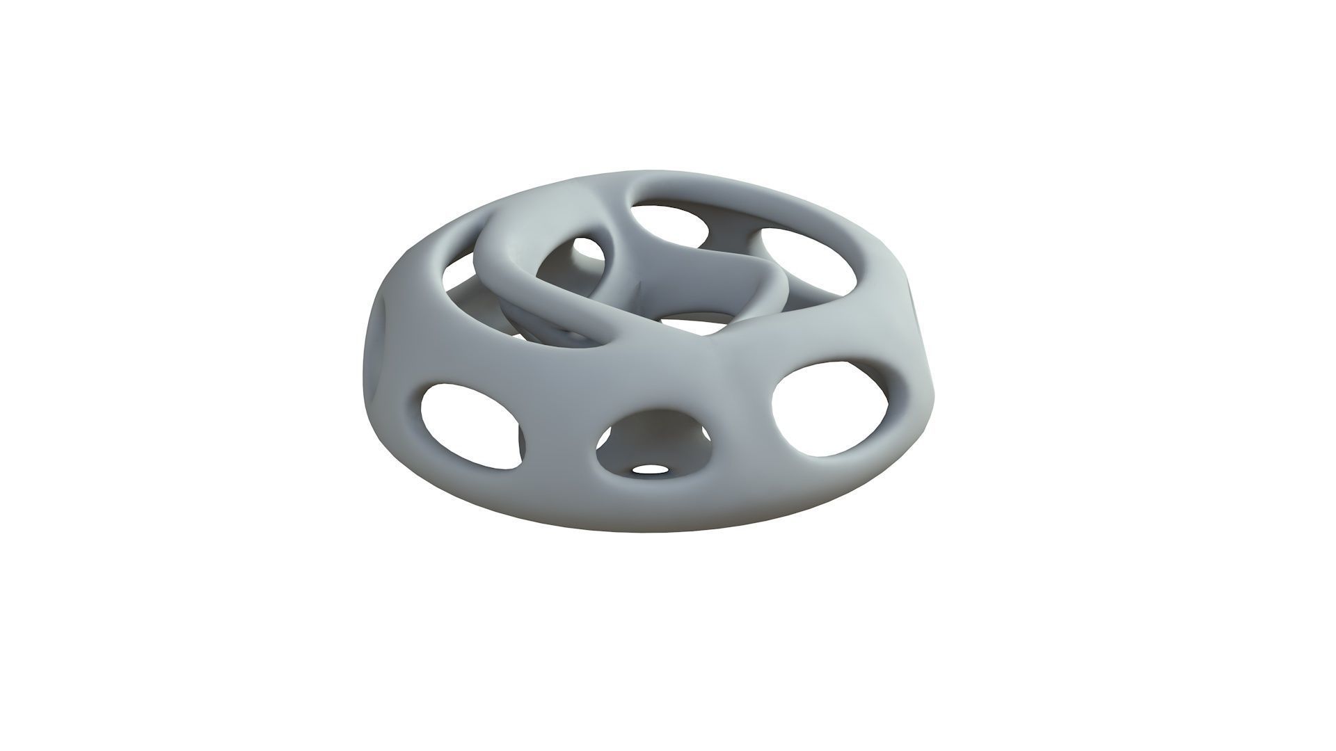 SciFi Cube Object No 65493 Low Poly Shape Low-poly 3D model_7