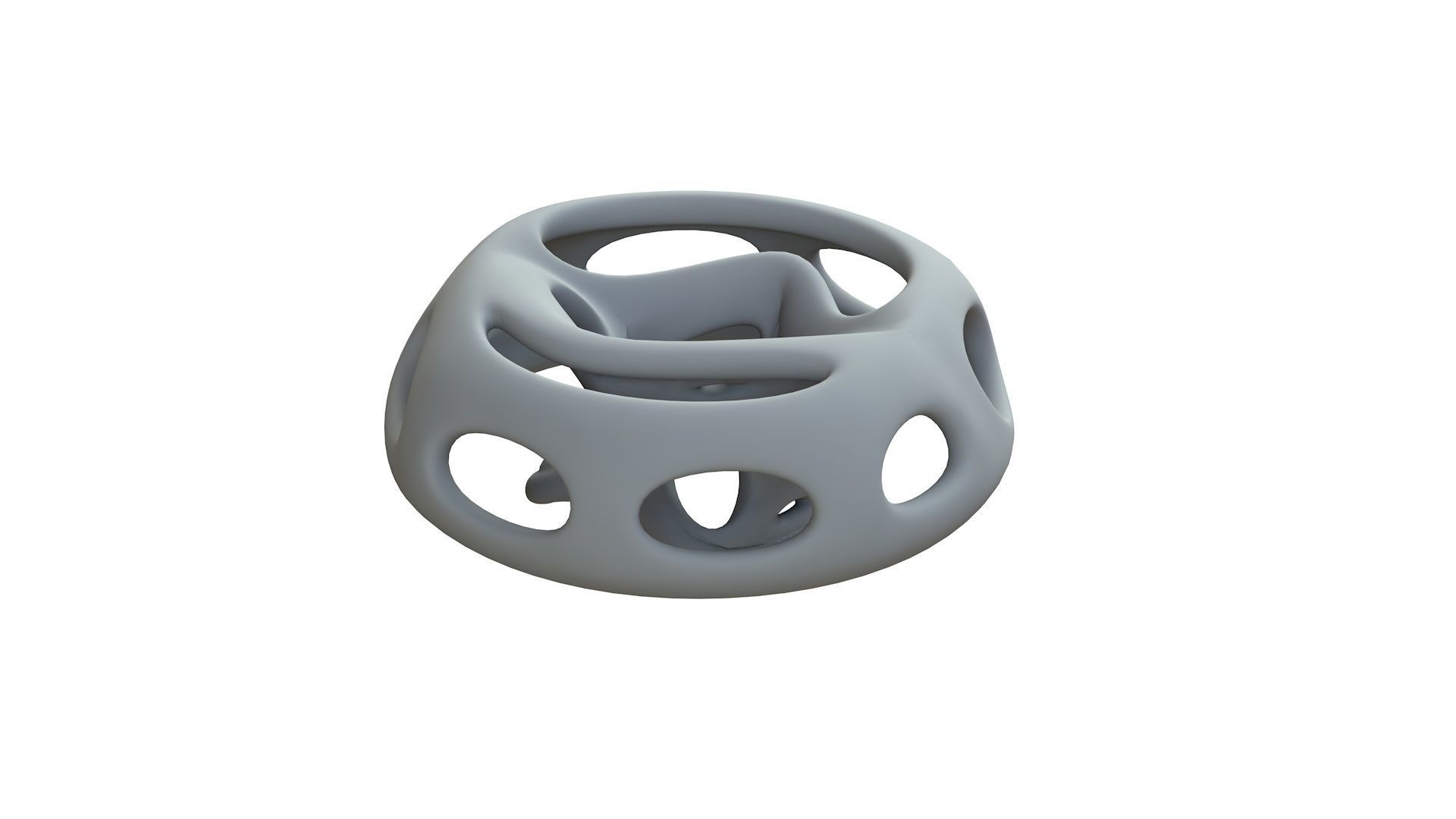 SciFi Cube Object No 65493 Low Poly Shape Low-poly 3D model_10