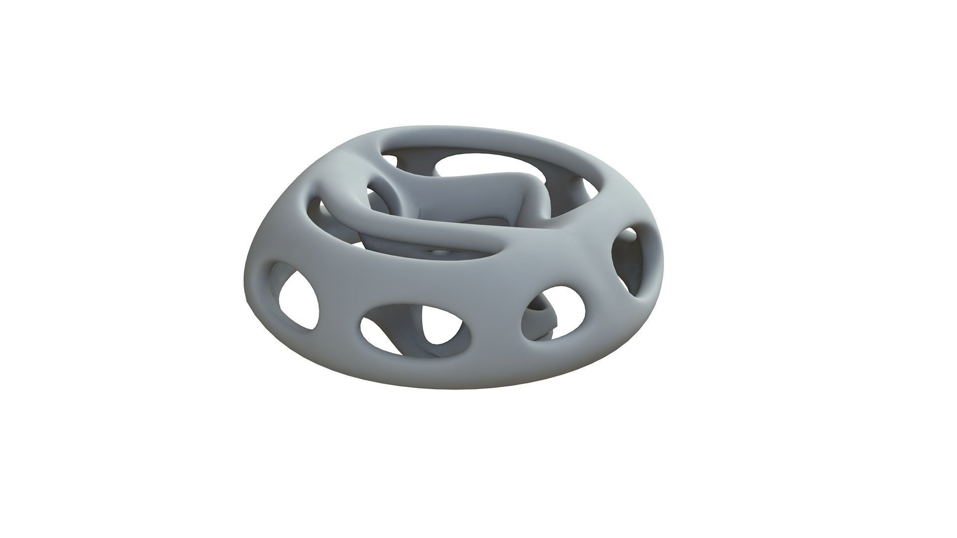 SciFi Cube Object No 65493 Low Poly Shape Low-poly 3D model_9