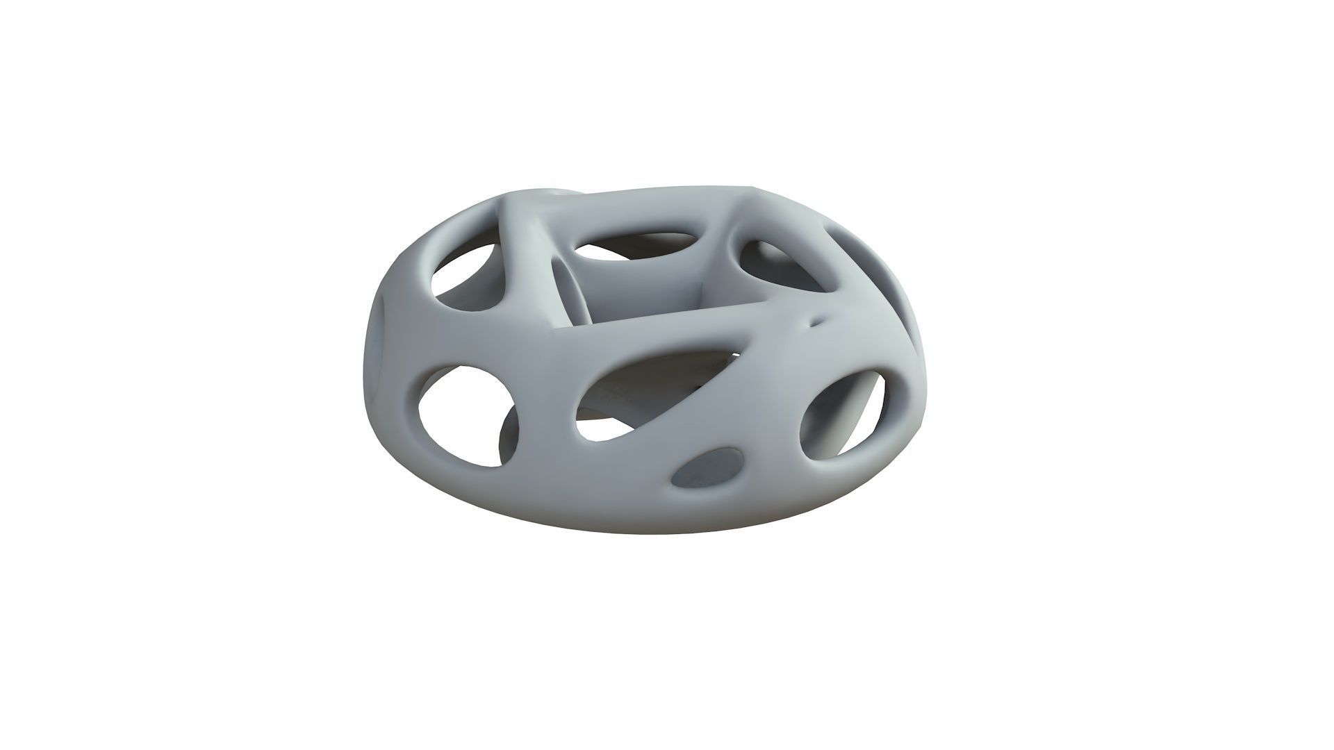 SciFi Cube Object No 65468 Low Poly Shape Low-poly 3D model_7